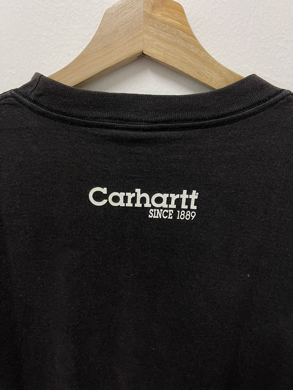 Carhartt × Japanese Brand × Vintage Vintage Carhartt Spell Out Tshirt Size US M / EU 48-50 / 2 - 5 Thumbnail
