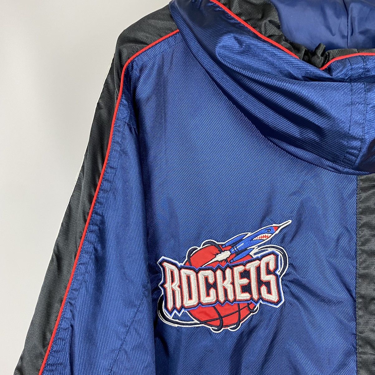 Champion 1990’s Vintage Houston Rockets Old Logo 1/2 Zip Anorak Size US L / EU 52-54 / 3 - 9 Thumbnail