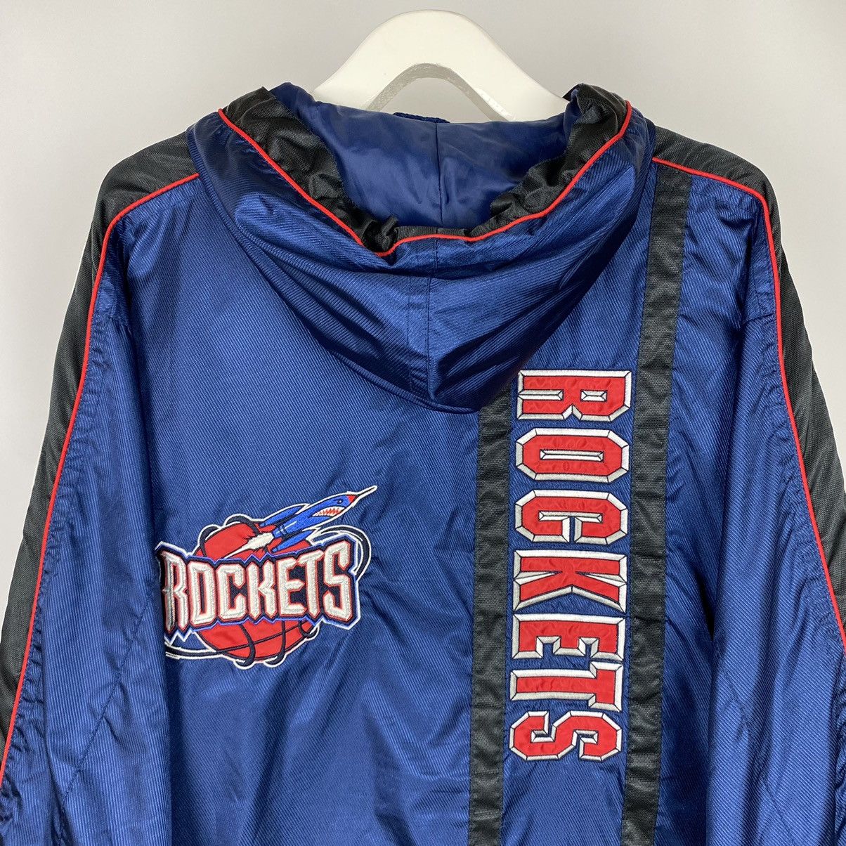 Champion 1990’s Vintage Houston Rockets Old Logo 1/2 Zip Anorak Size US L / EU 52-54 / 3 - 6 Thumbnail