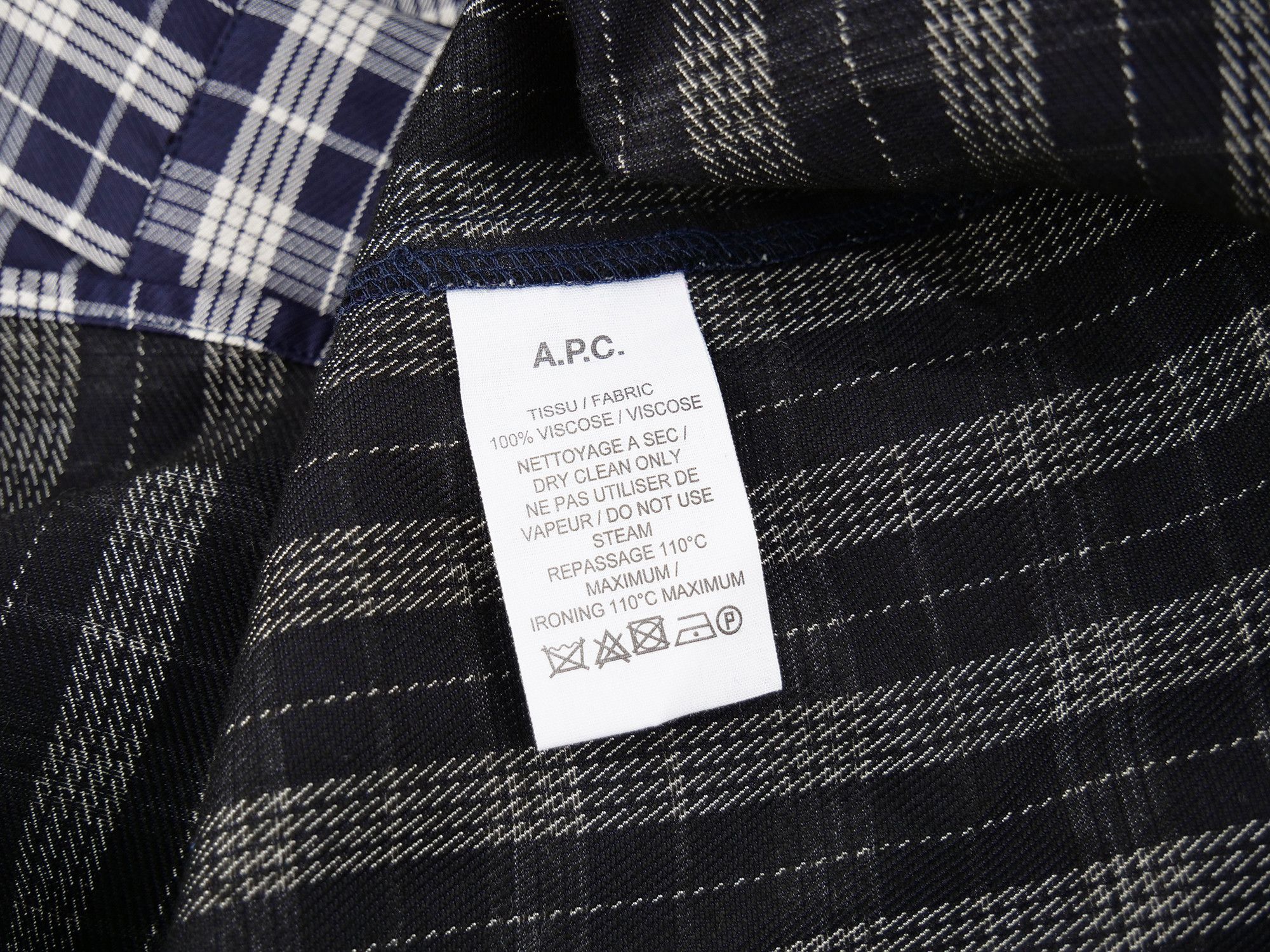 A.P.C. A.P.C. Rue Madame Paris viscose shirt Size US S / EU 44-46 / 1 - 9 Thumbnail