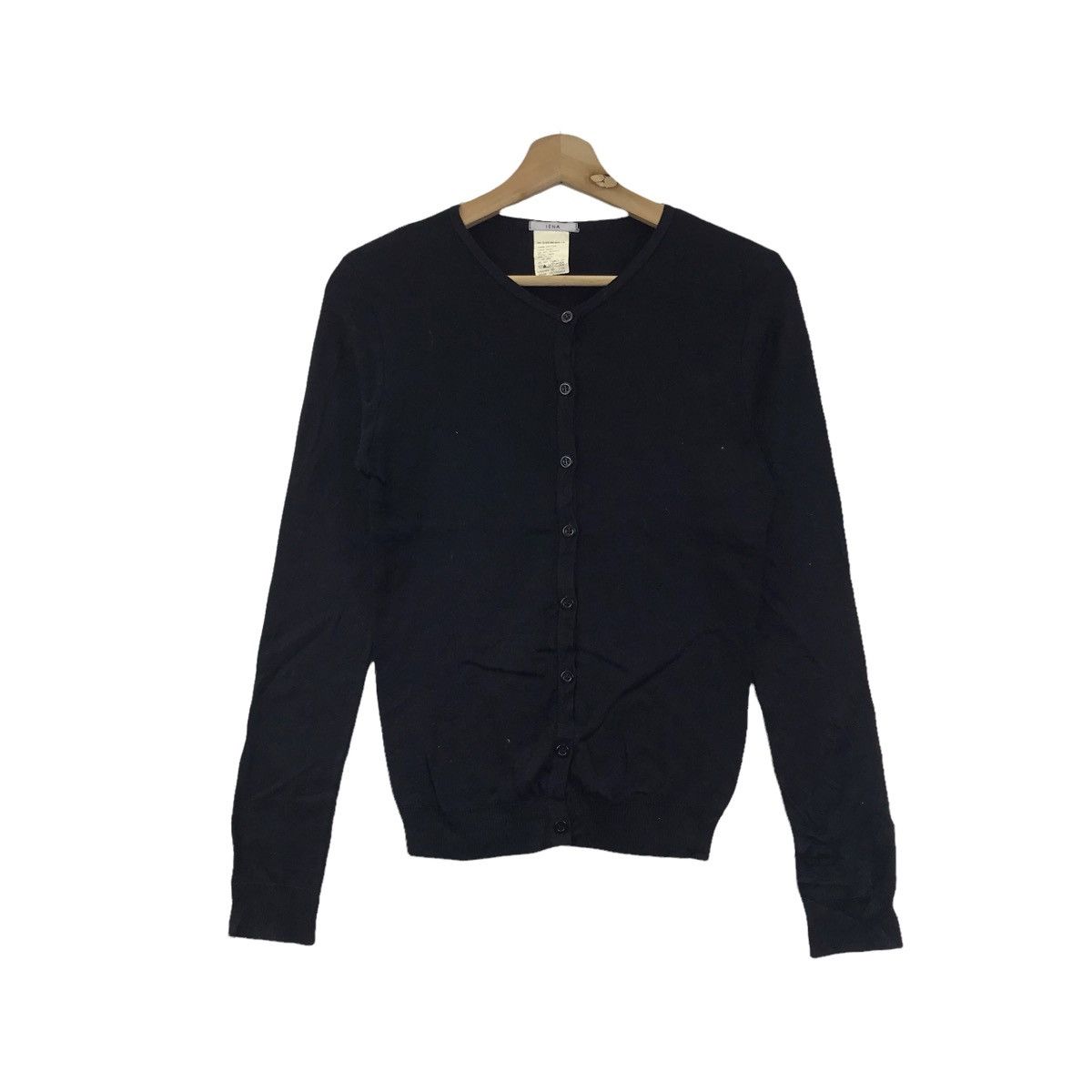 Japanese Brand IENA Japanese Brand France Jumper Button Black Sweatshirt Size US XS / EU 42 / 0 - 1 Thumbnail