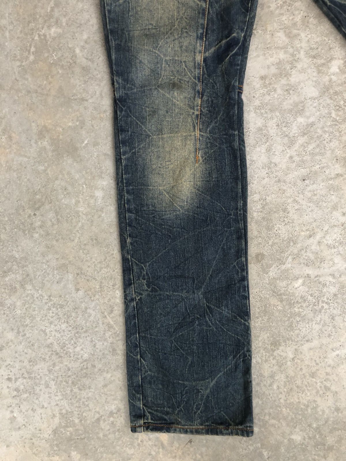 In The Attic Growth In the attic Distressed Denim punk style Size US 33 - 3 Thumbnail