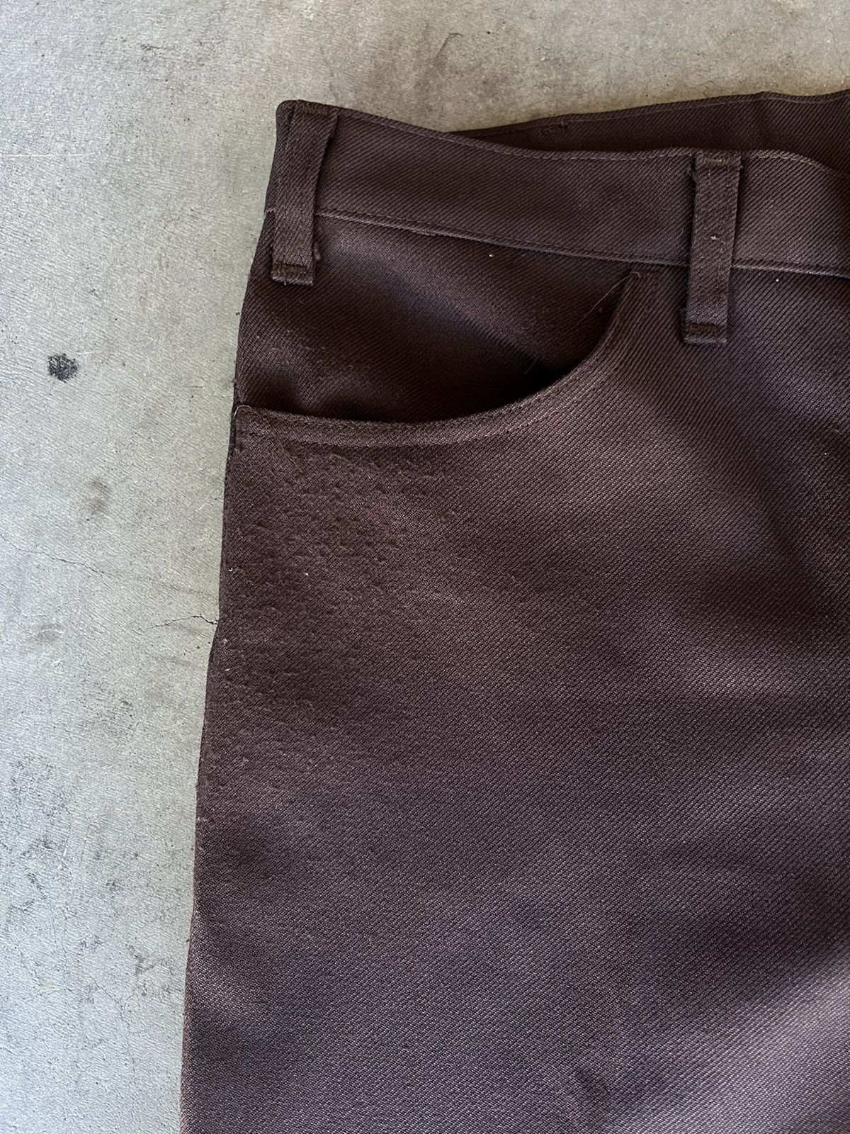 Levi's × Vintage 36x29 Vintage 80's Levi's Sta-Prest Pants Brown Size US 36 / EU 52 - 4 Thumbnail