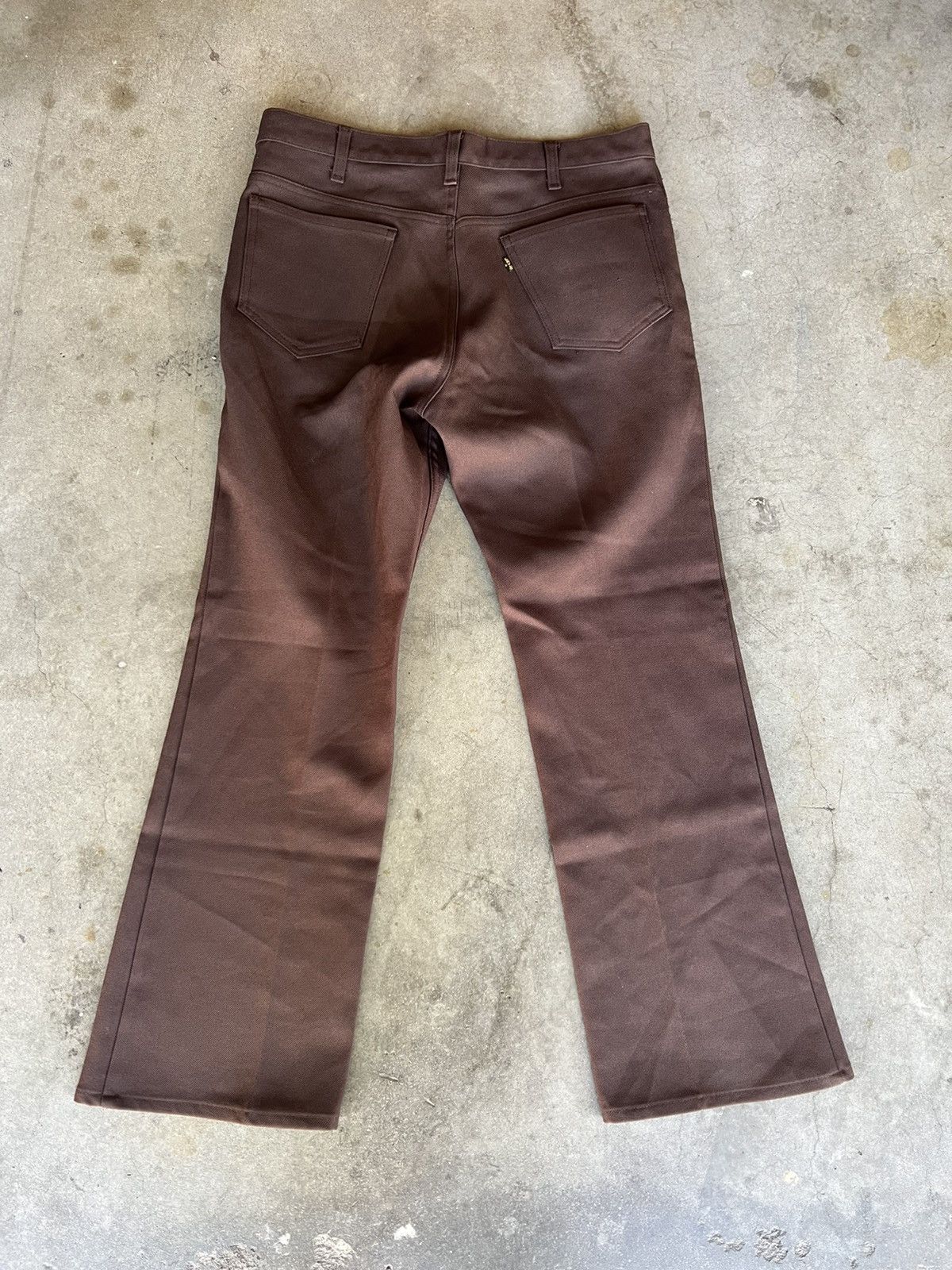 Levi's × Vintage 36x29 Vintage 80's Levi's Sta-Prest Pants Brown Size US 36 / EU 52 - 6 Thumbnail