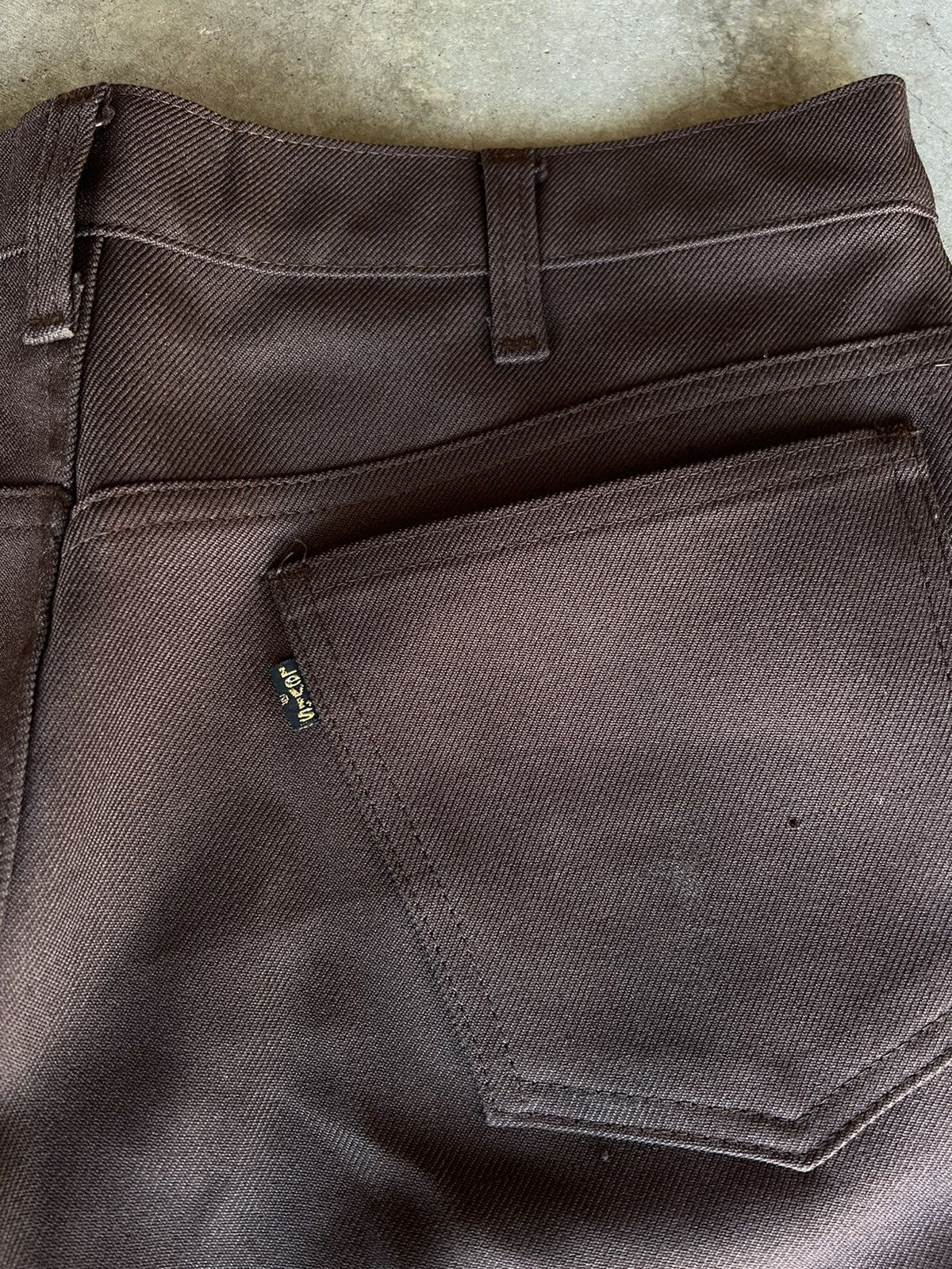 Levi's × Vintage 36x29 Vintage 80's Levi's Sta-Prest Pants Brown Size US 36 / EU 52 - 7 Thumbnail