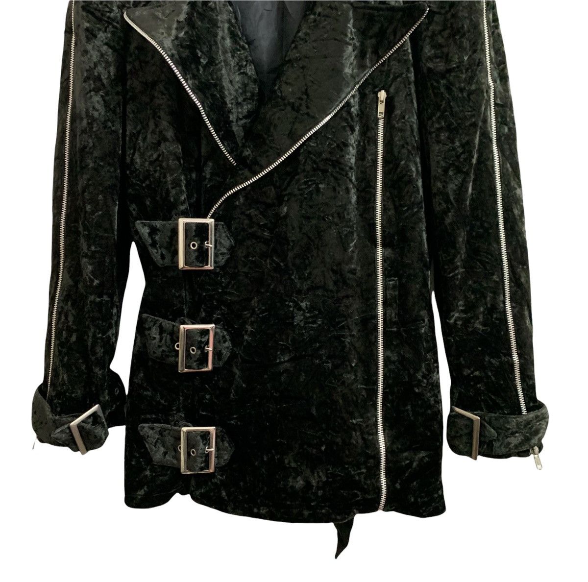 If Six Was Nine ☠️S.E.X By Angromania Velvet Double Collar Jacket Size L / US 10 / IT 46 - 4 Thumbnail