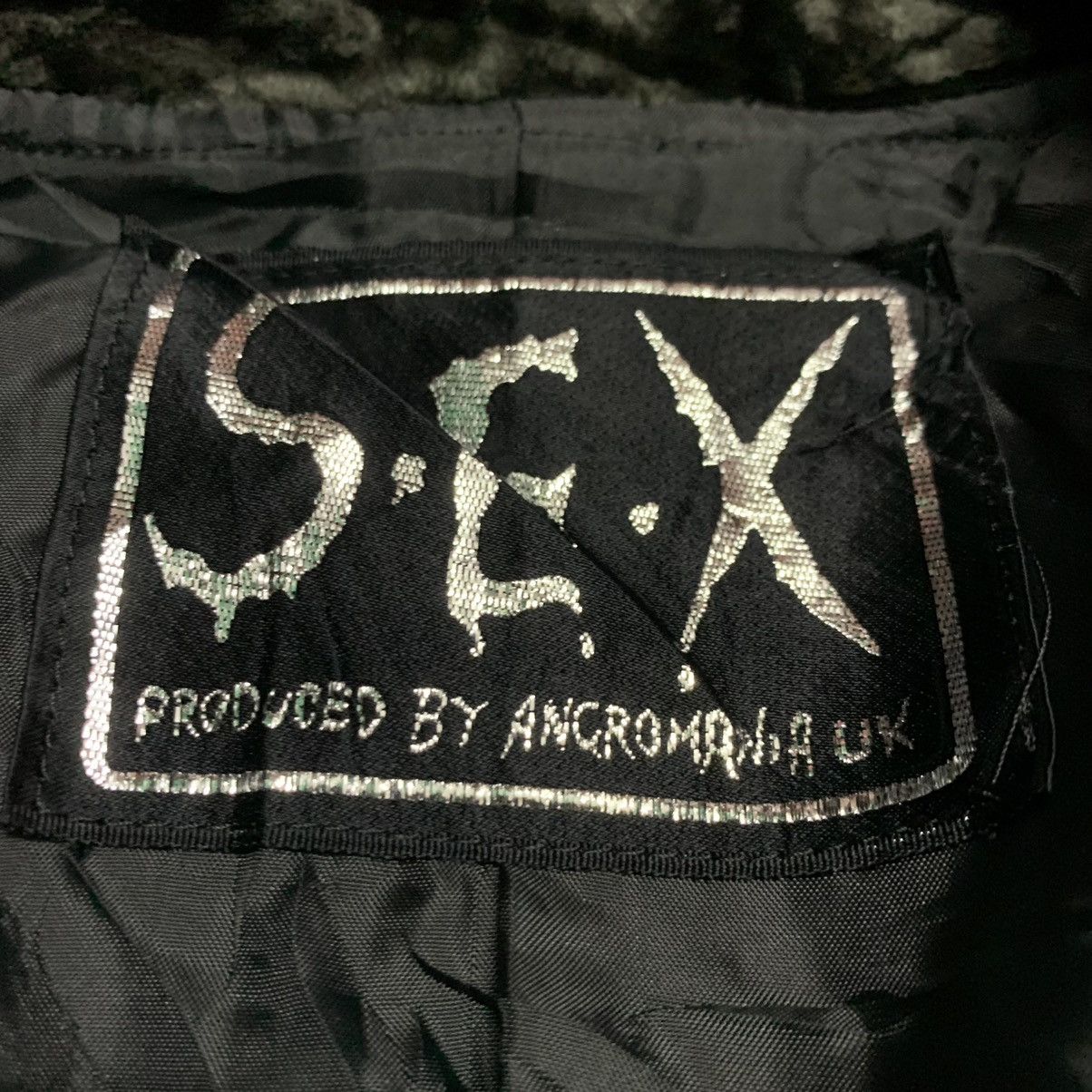 If Six Was Nine ☠️S.E.X By Angromania Velvet Double Collar Jacket Size L / US 10 / IT 46 - 16 Thumbnail