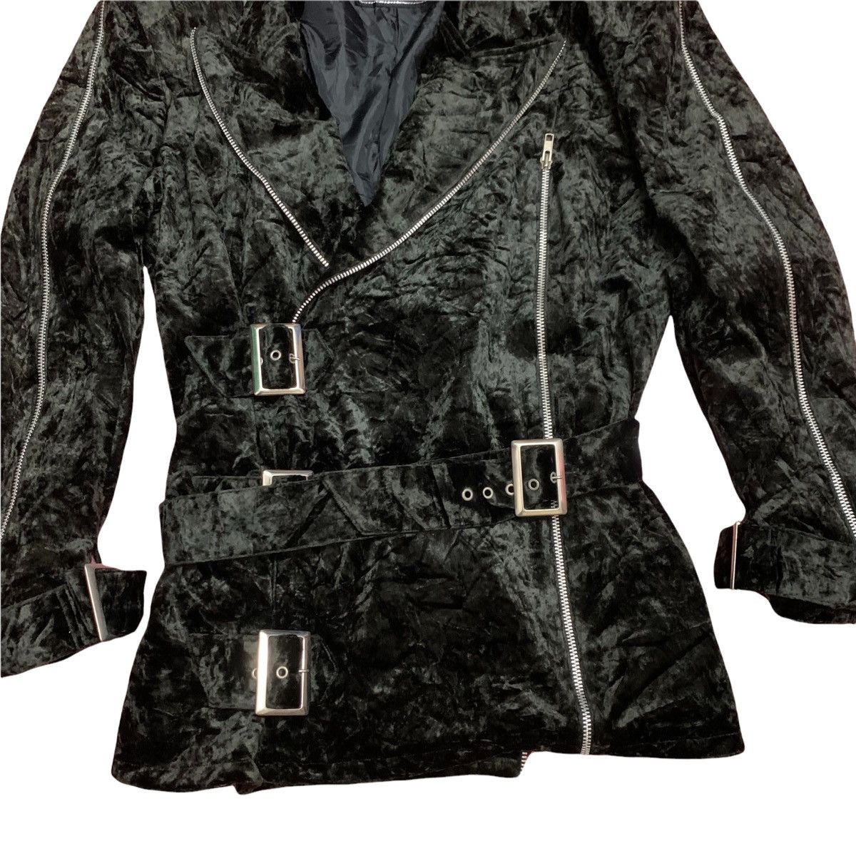 If Six Was Nine ☠️S.E.X By Angromania Velvet Double Collar Jacket Size L / US 10 / IT 46 - 15 Thumbnail