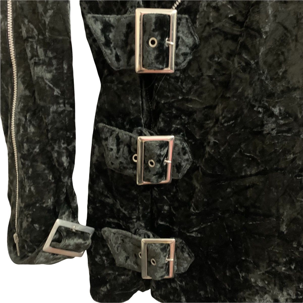 If Six Was Nine ☠️S.E.X By Angromania Velvet Double Collar Jacket Size L / US 10 / IT 46 - 12 Thumbnail