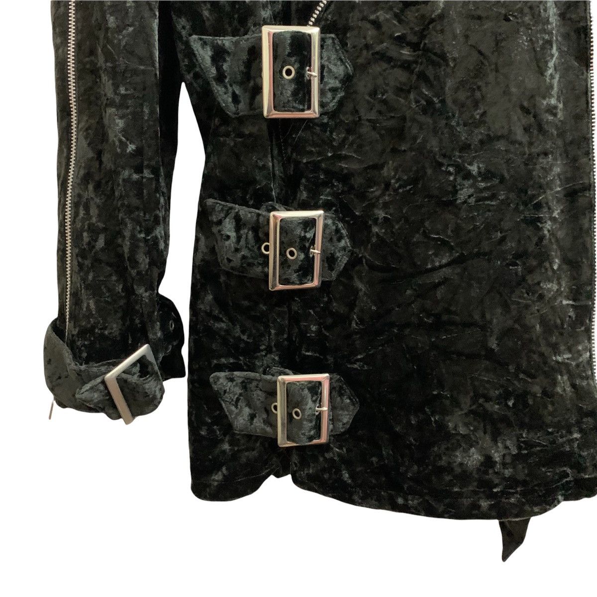 If Six Was Nine ☠️S.E.X By Angromania Velvet Double Collar Jacket Size L / US 10 / IT 46 - 8 Thumbnail
