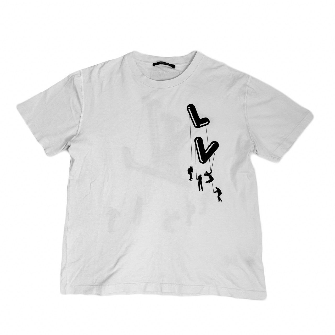 LOUIS VUITTON FLOATING LV PRINTED T-SHIRT -XXL