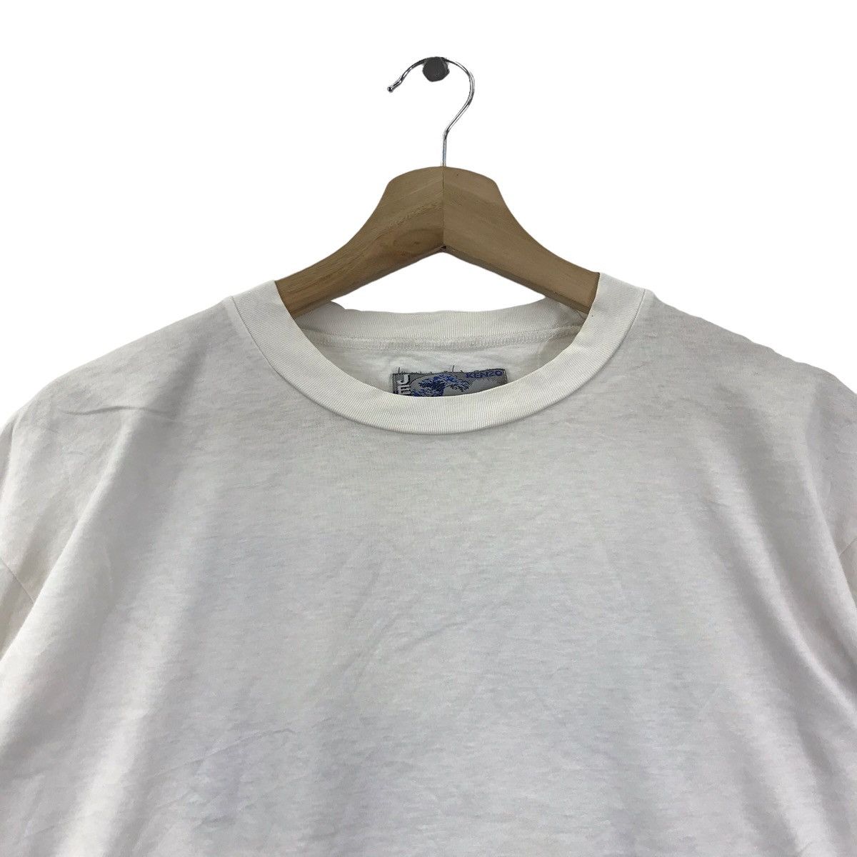 Kenzo Vintage 90s KENZO JEANS Wave Kanazawa White T shirt Size US M / EU 48-50 / 2 - 4 Thumbnail