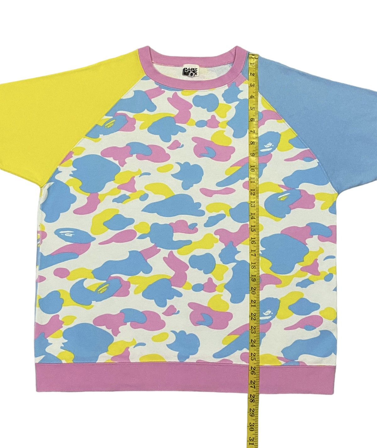 Bape × Nigo Bape Candy Camo Short Sleeve Sweatshirt Size US M / EU 48-50 / 2 - 5 Thumbnail