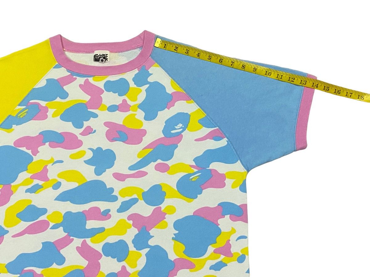 Bape × Nigo Bape Candy Camo Short Sleeve Sweatshirt Size US M / EU 48-50 / 2 - 6 Thumbnail