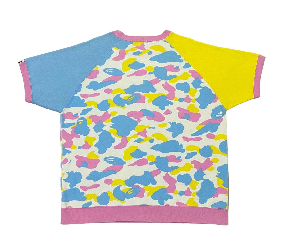 Bape × Nigo Bape Candy Camo Short Sleeve Sweatshirt Size US M / EU 48-50 / 2 - 3 Thumbnail