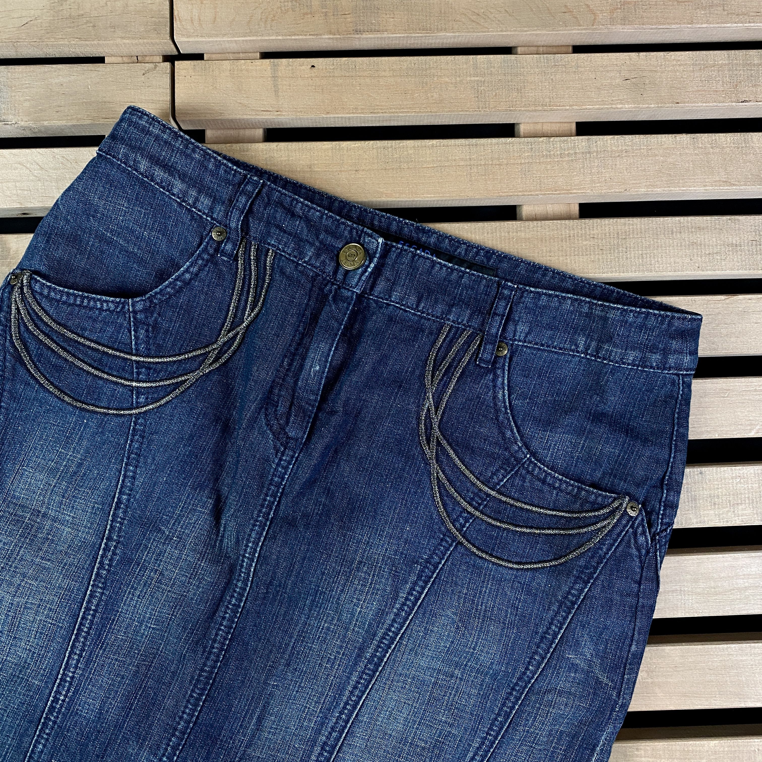 Escada Women’s Denim Skirt Escada Sport Size 38 Size 38" / US 16 / IT 52 - 2 Thumbnail