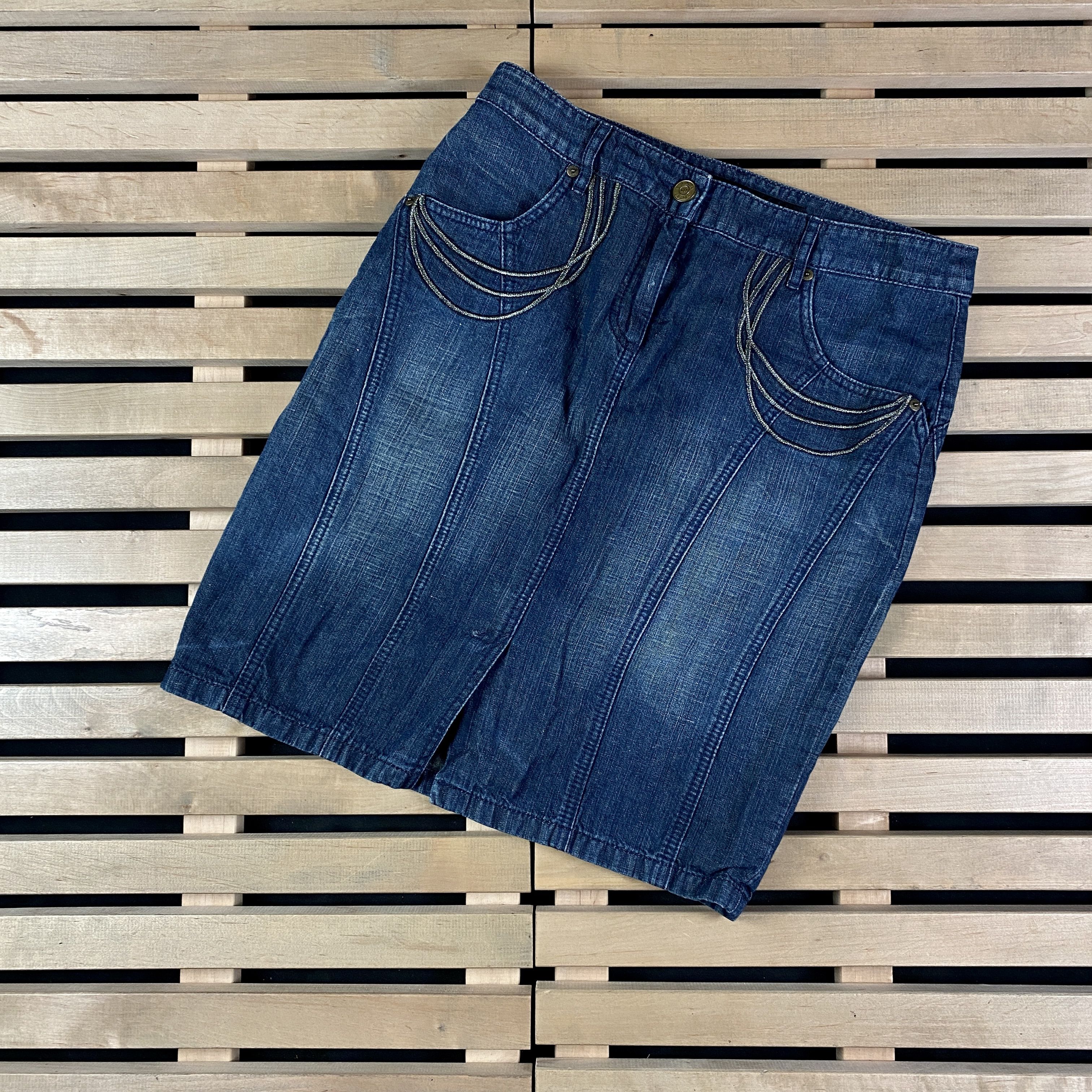 Escada Women’s Denim Skirt Escada Sport Size 38 Size 38" / US 16 / IT 52 - 1 Thumbnail
