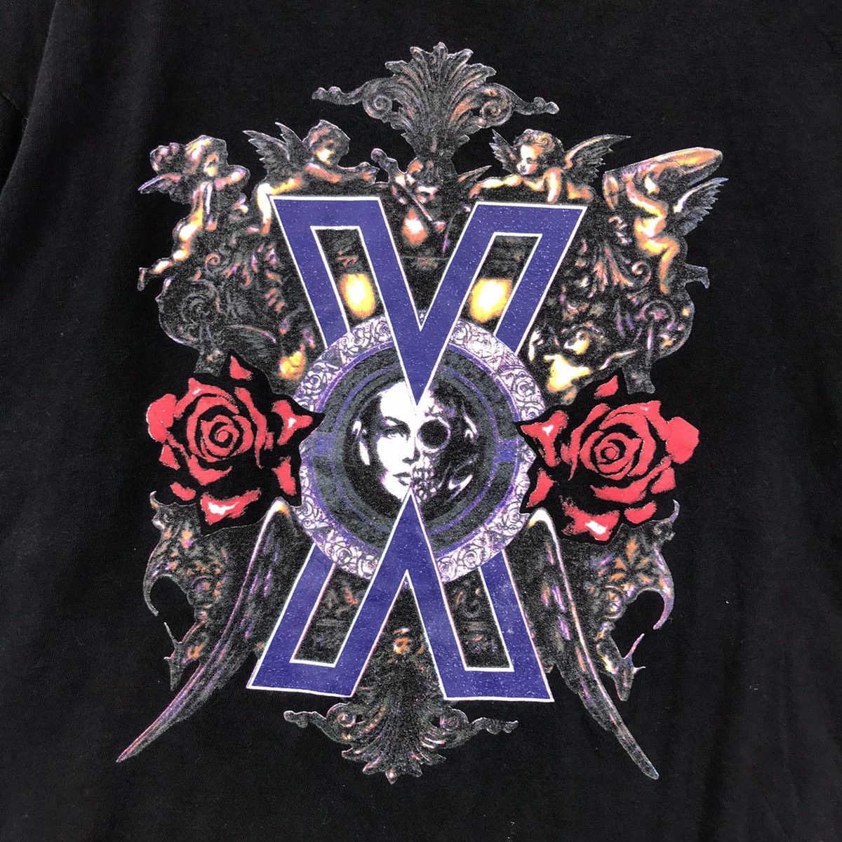 Vintage Vintage 90s X-JAPAN Violence In Jealousy 1991 Band T shirt Size US M / EU 48-50 / 2 - 3 Thumbnail