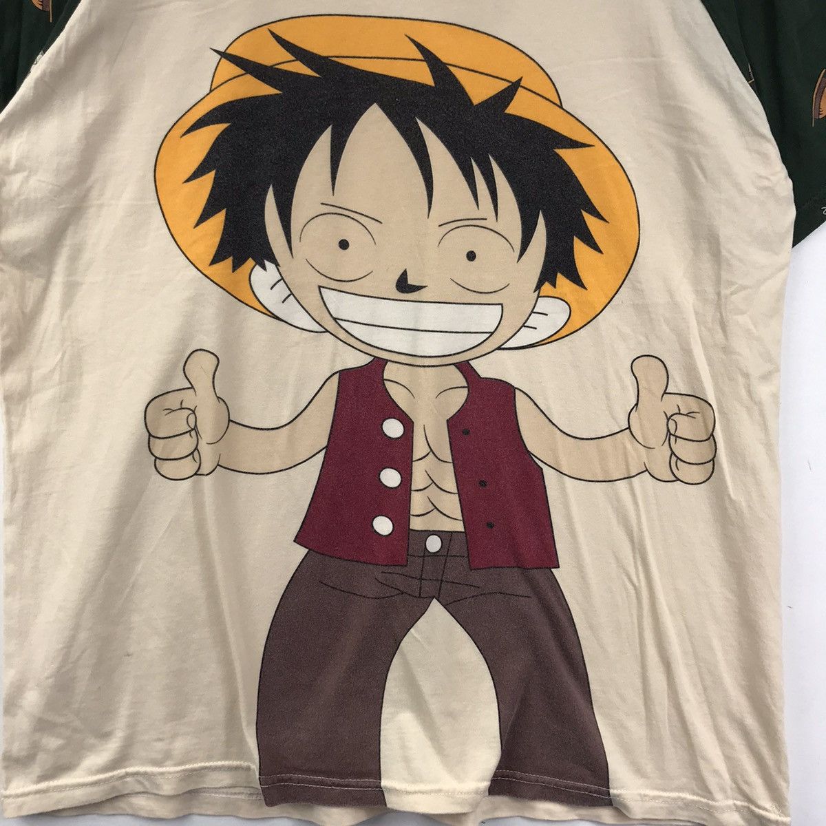 One Piece ONE PIECE ANIME Luffy Overprint Japan Cartoon T shirt Size US XXL / EU 58 / 5 - 3 Thumbnail
