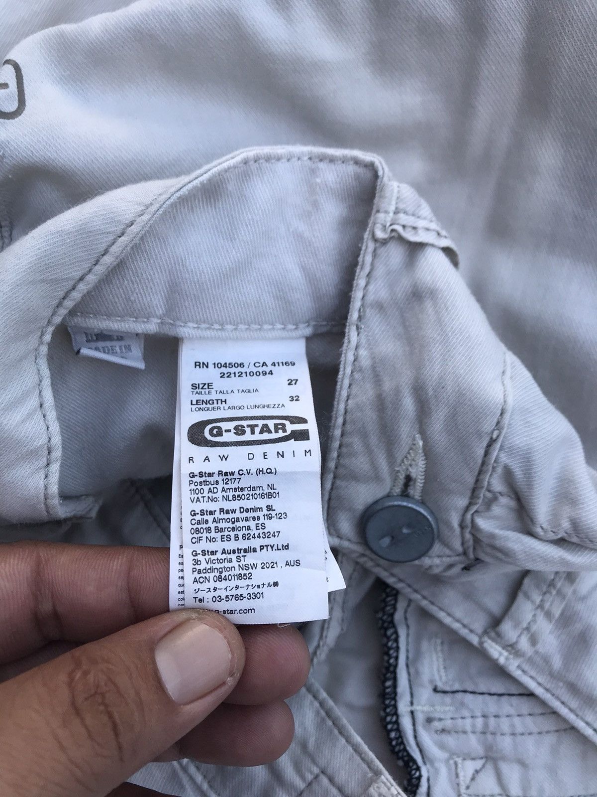 G-Star G Star Raw Women’s Cargo Tactical Multipocket Light Pants Size 32" / US 10 / IT 46 - 7 Thumbnail