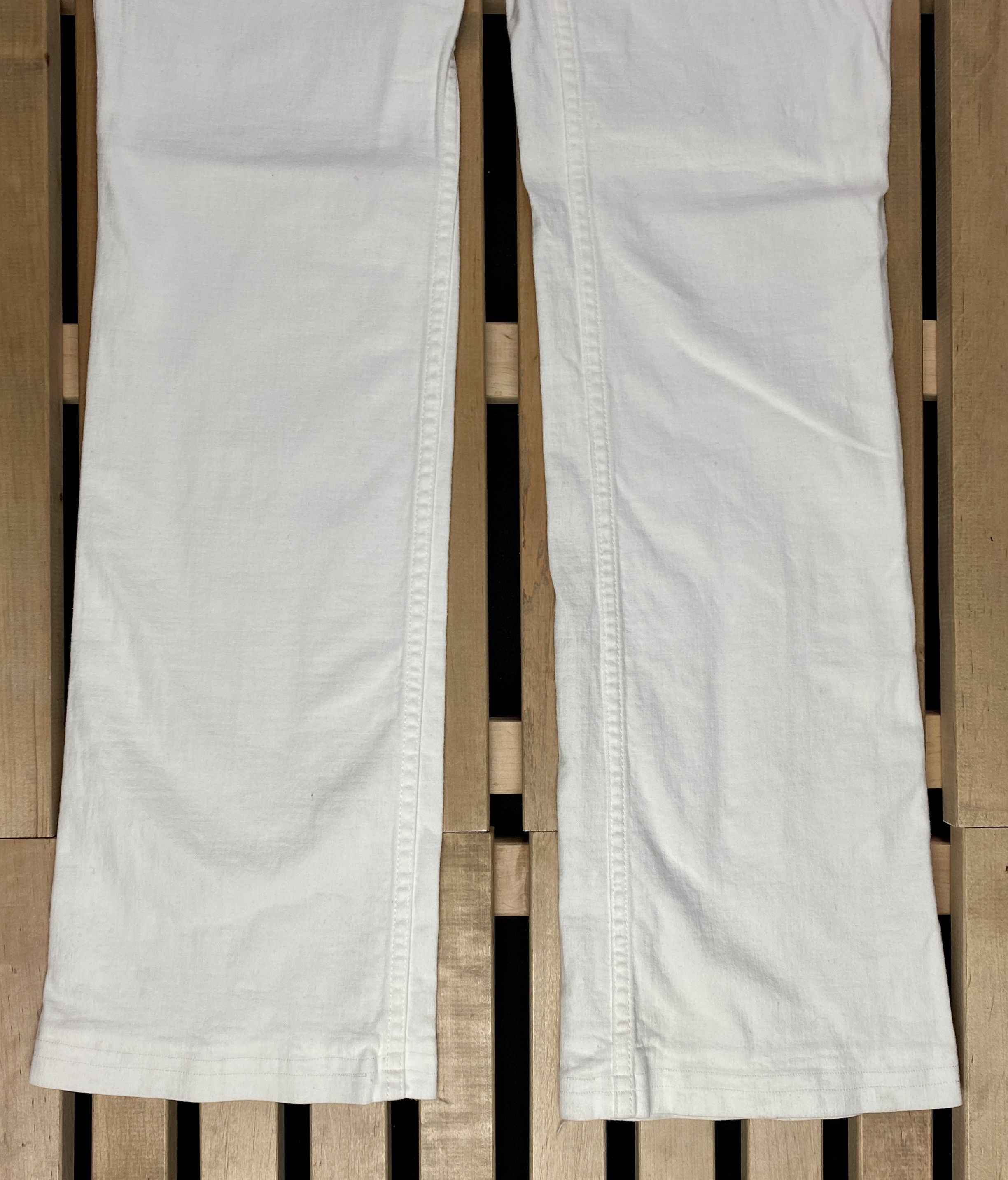 Vintage × Yves Saint Laurent Women’s Pants Yves Saint Laurent Vintage Size 40/ S-M White Size 27" / US 4 / IT 40 - 3 Thumbnail