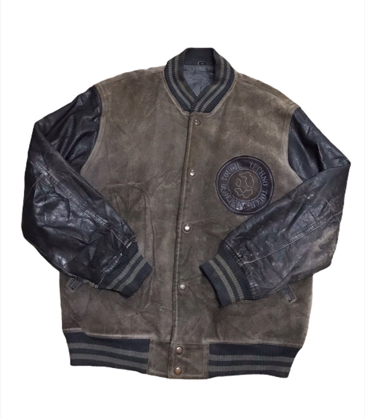 Other Vintage Techno touch varsity jacket Size US L / EU 52-54 / 3 - 3 Thumbnail