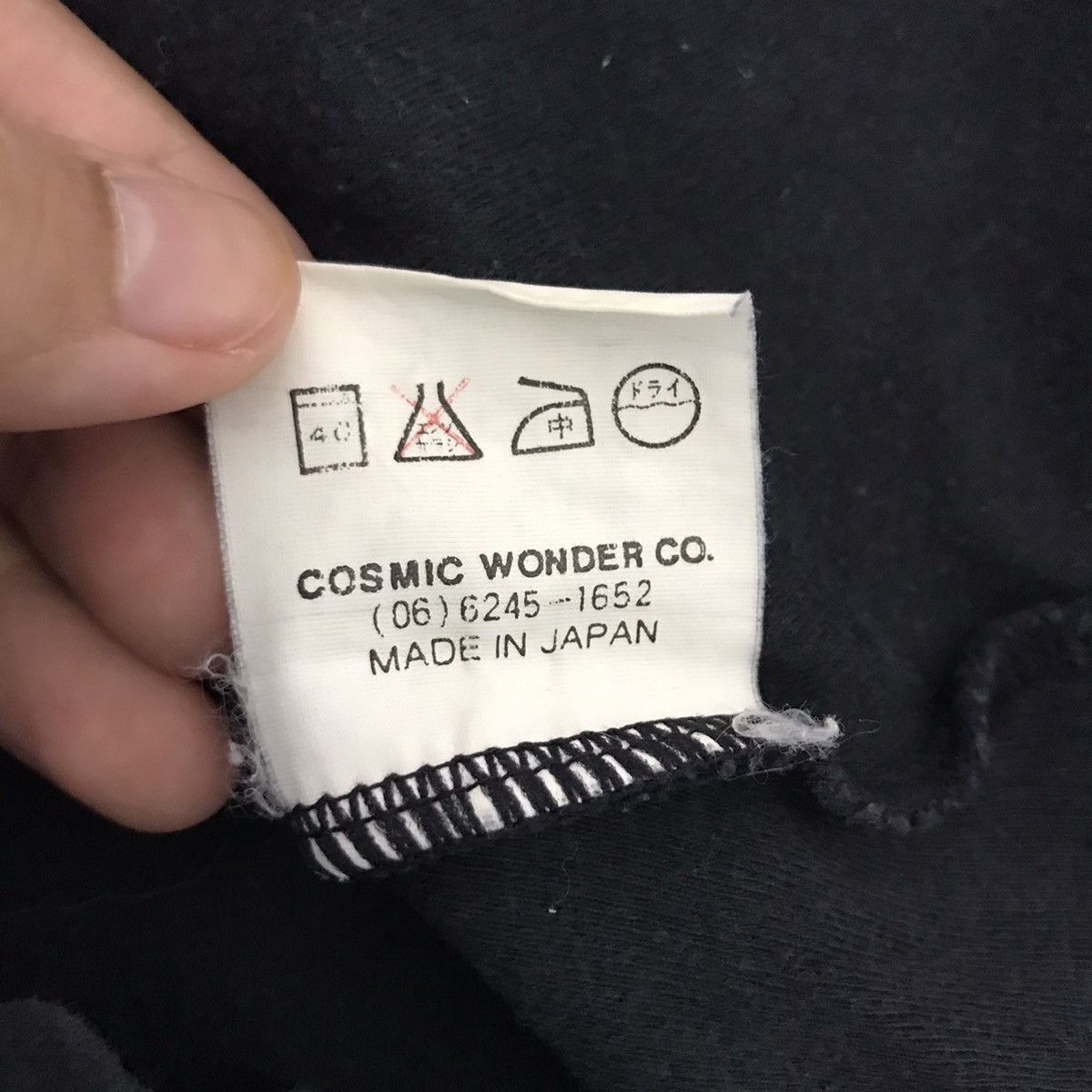 Cosmic Wonder COSMIC WONDER Japanese Brand Black Long Sleeve T shirt Size US XS / EU 42 / 0 - 6 Thumbnail