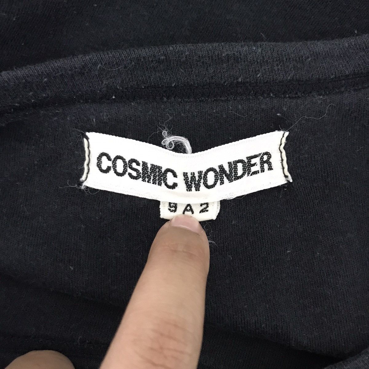 Cosmic Wonder COSMIC WONDER Japanese Brand Black Long Sleeve T shirt Size US XS / EU 42 / 0 - 4 Thumbnail