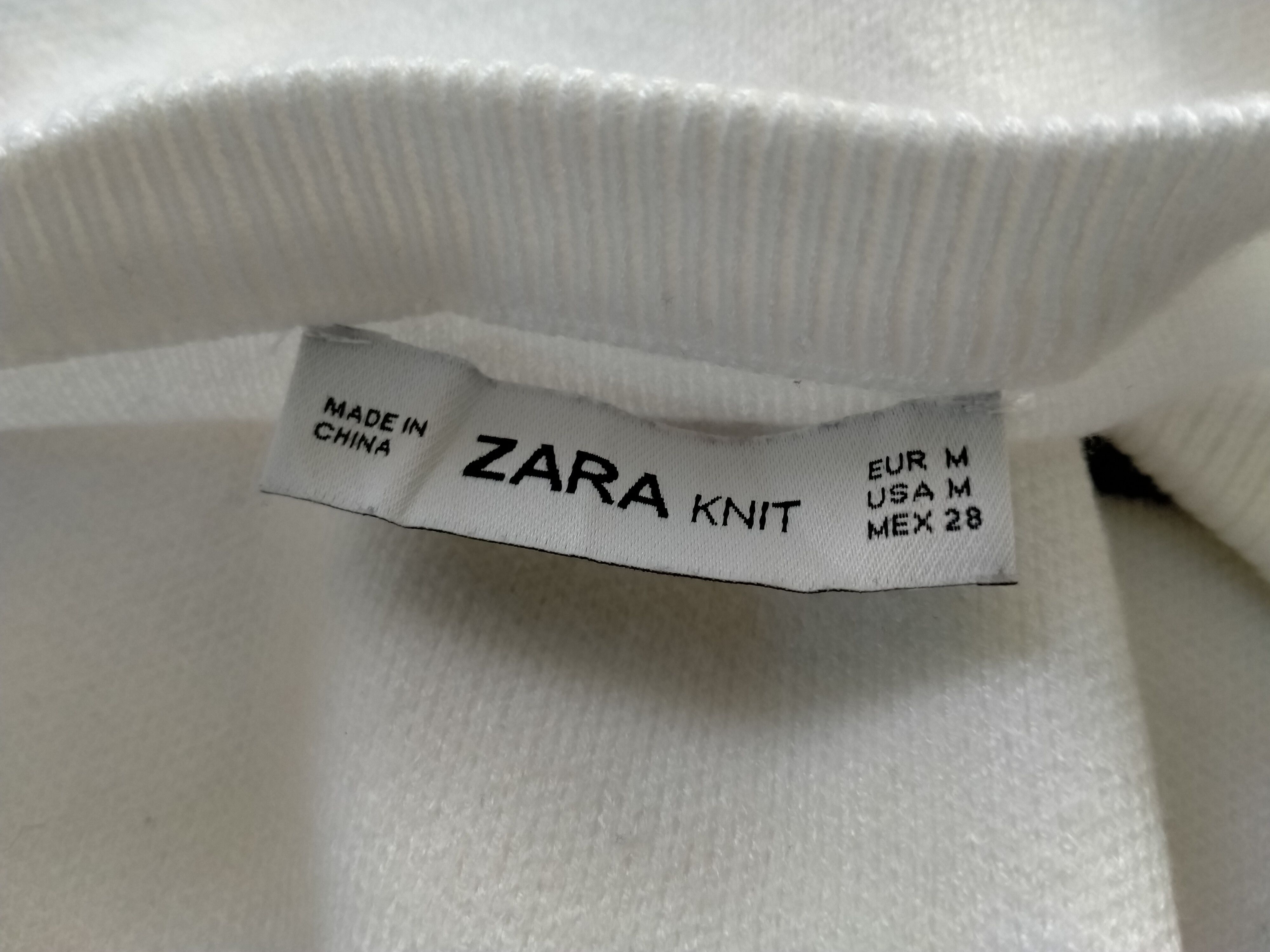 Homespun Knitwear × Zara ZARA Spellout Cropped Knitwear Size L / US 10 / IT 46 - 3 Thumbnail