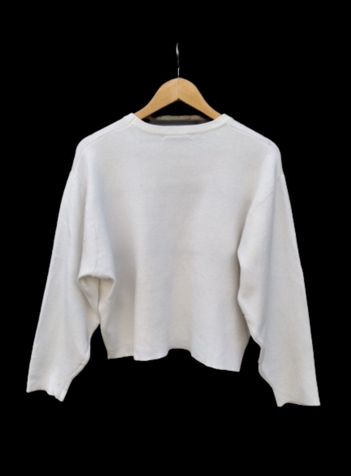 Homespun Knitwear × Zara ZARA Spellout Cropped Knitwear Size L / US 10 / IT 46 - 2 Thumbnail