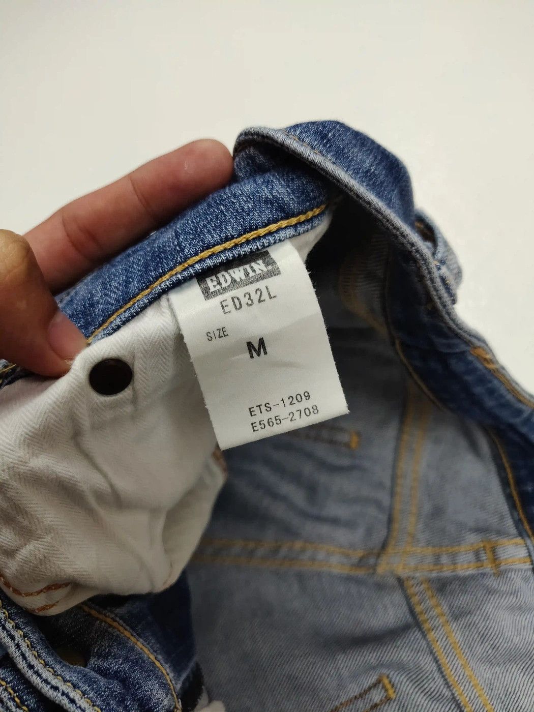 Edwin Vintage Edwin Japan ED32L Denim Jeans Bottom Trouser Size 31" - 7 Thumbnail