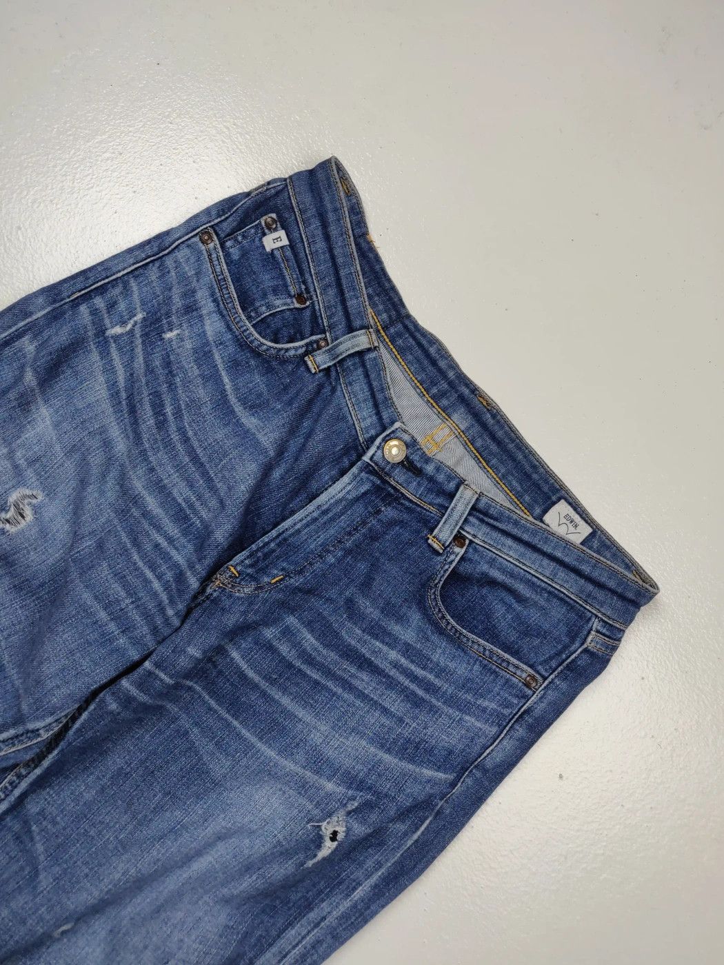 Edwin Vintage Edwin Japan ED32L Denim Jeans Bottom Trouser Size 31" - 3 Thumbnail