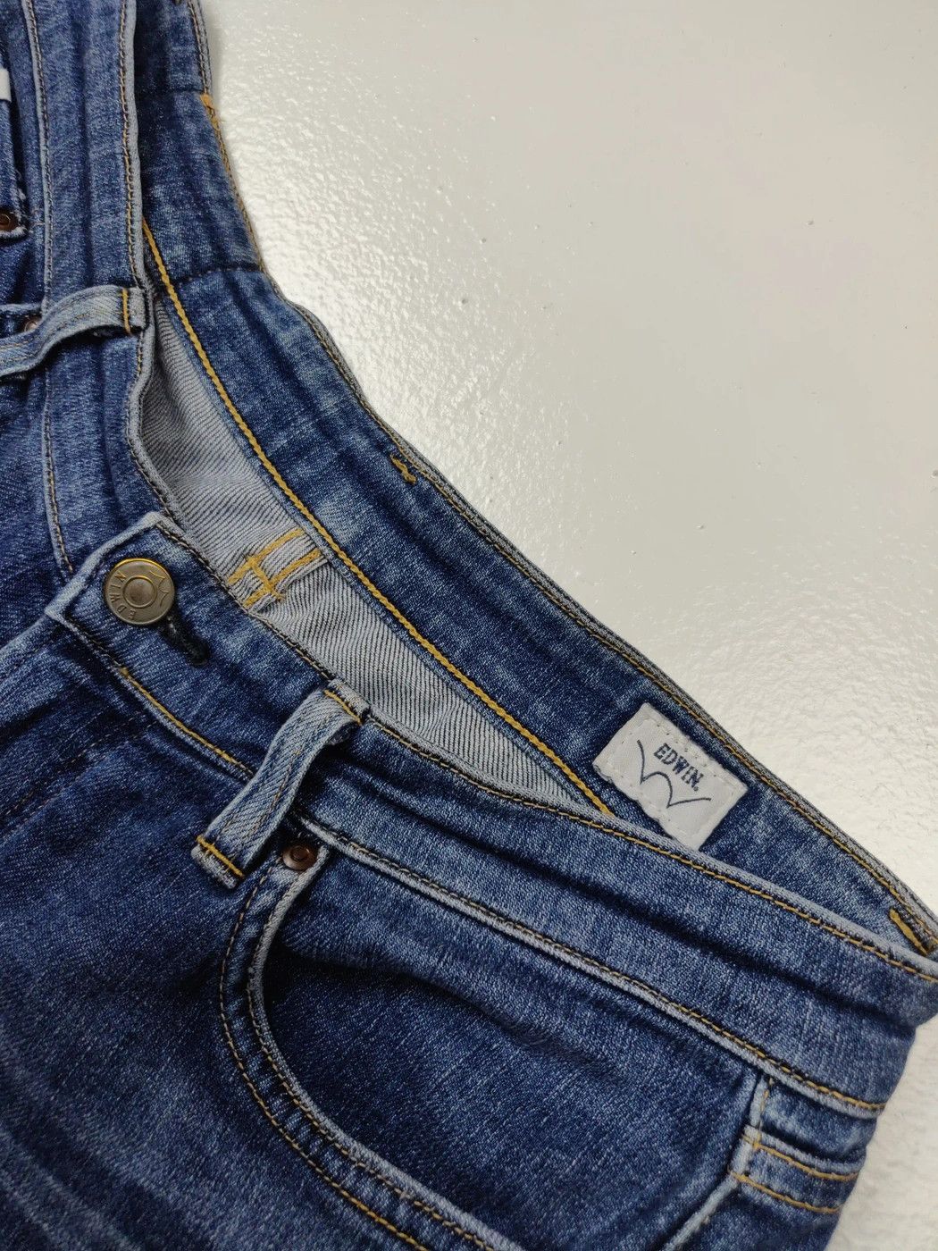 Edwin Vintage Edwin Japan ED32L Denim Jeans Bottom Trouser Size 31" - 6 Thumbnail