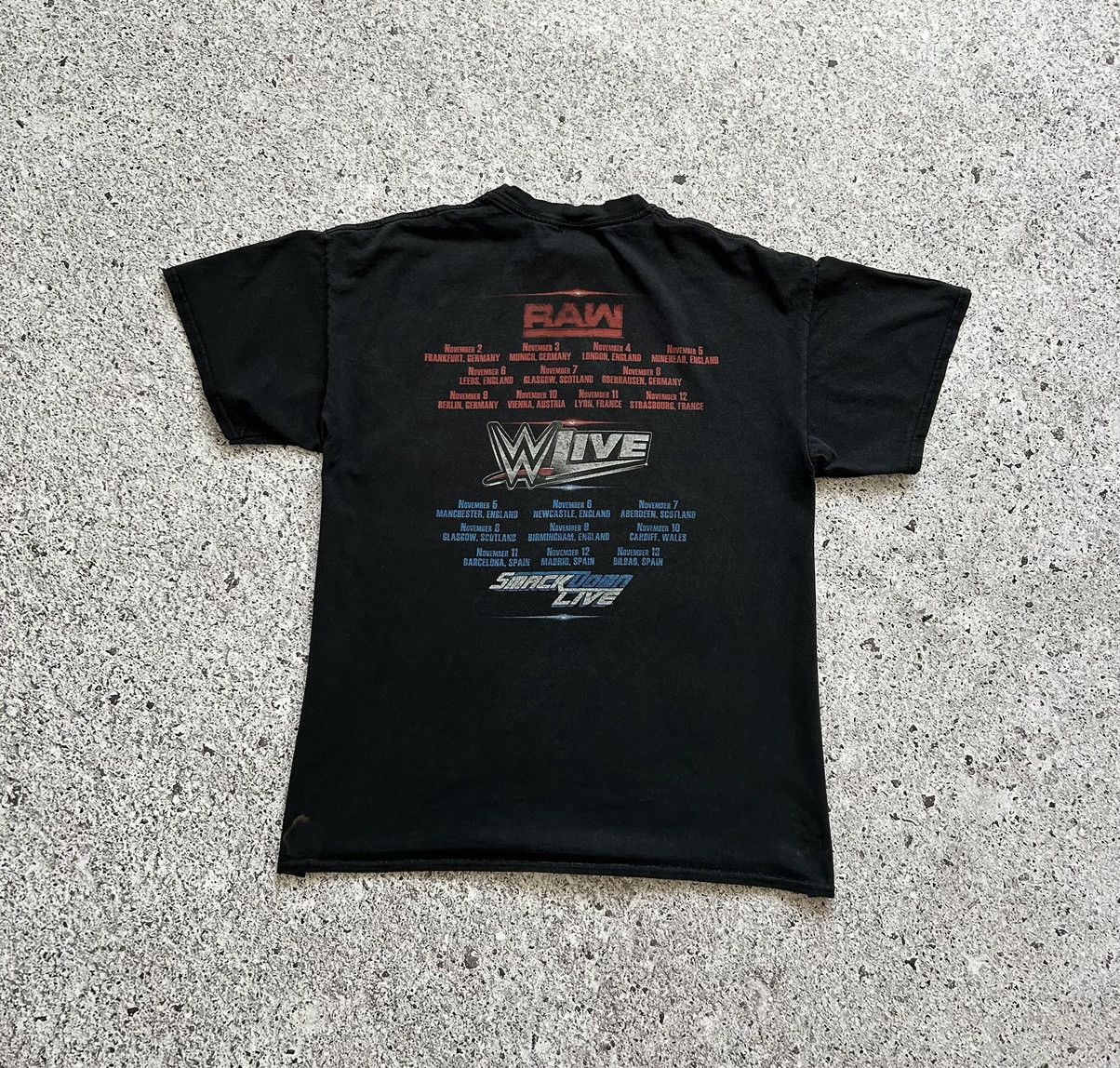 Vintage × WWE × WWF Vintage 2016 WWE WRESTLEMANIA SMACK DOWN LIVE WLIVE T-Shirt Size US XL / EU 56 / 4 - 4 Thumbnail