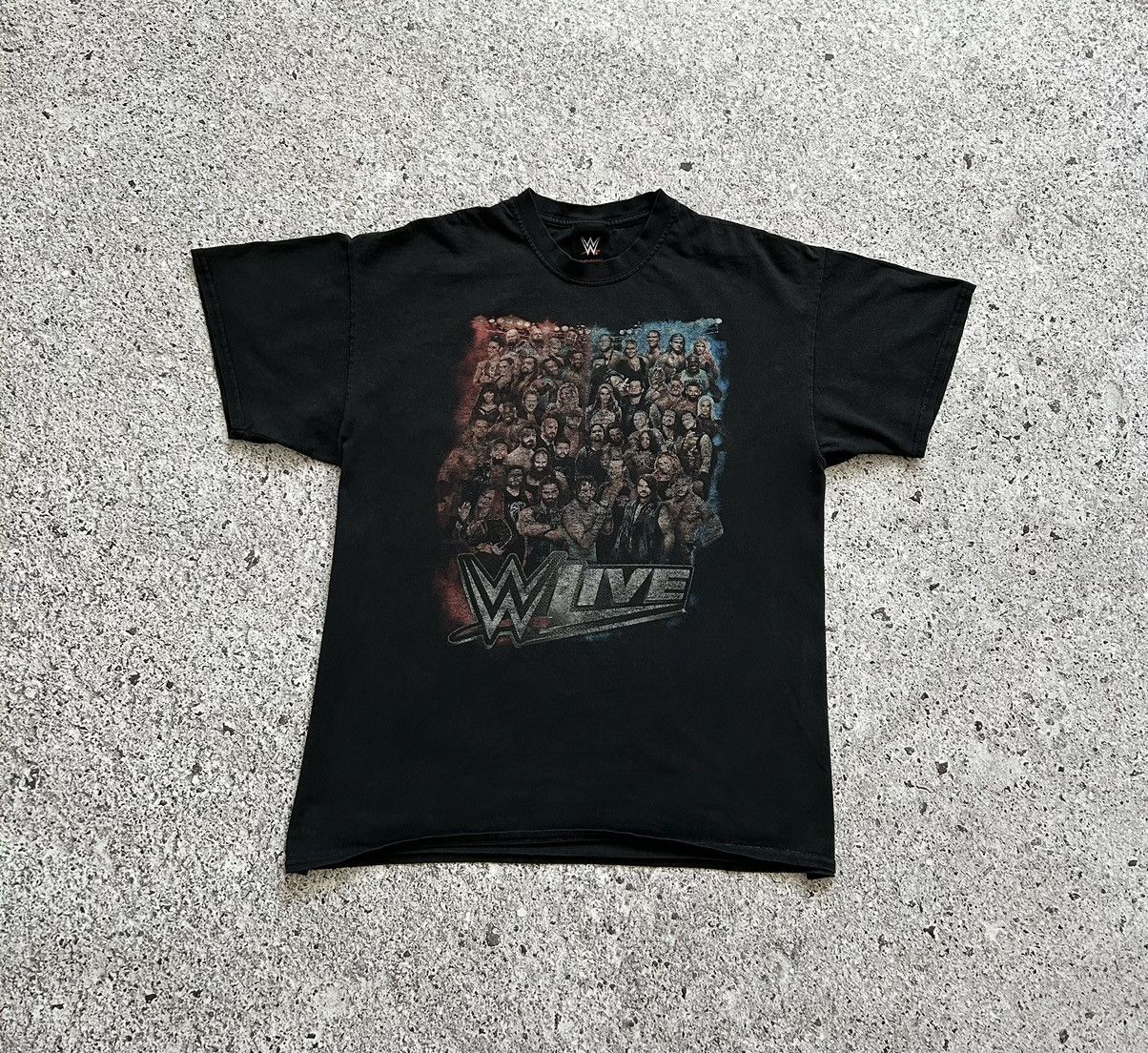 Vintage × WWE × WWF Vintage 2016 WWE WRESTLEMANIA SMACK DOWN LIVE WLIVE T-Shirt Size US XL / EU 56 / 4 - 1 Thumbnail