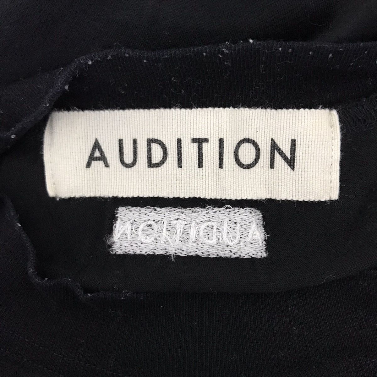 Japanese Brand AUDITION Japaneee Brand Single Pocket Plain Black T shirt Size US M / EU 48-50 / 2 - 4 Thumbnail