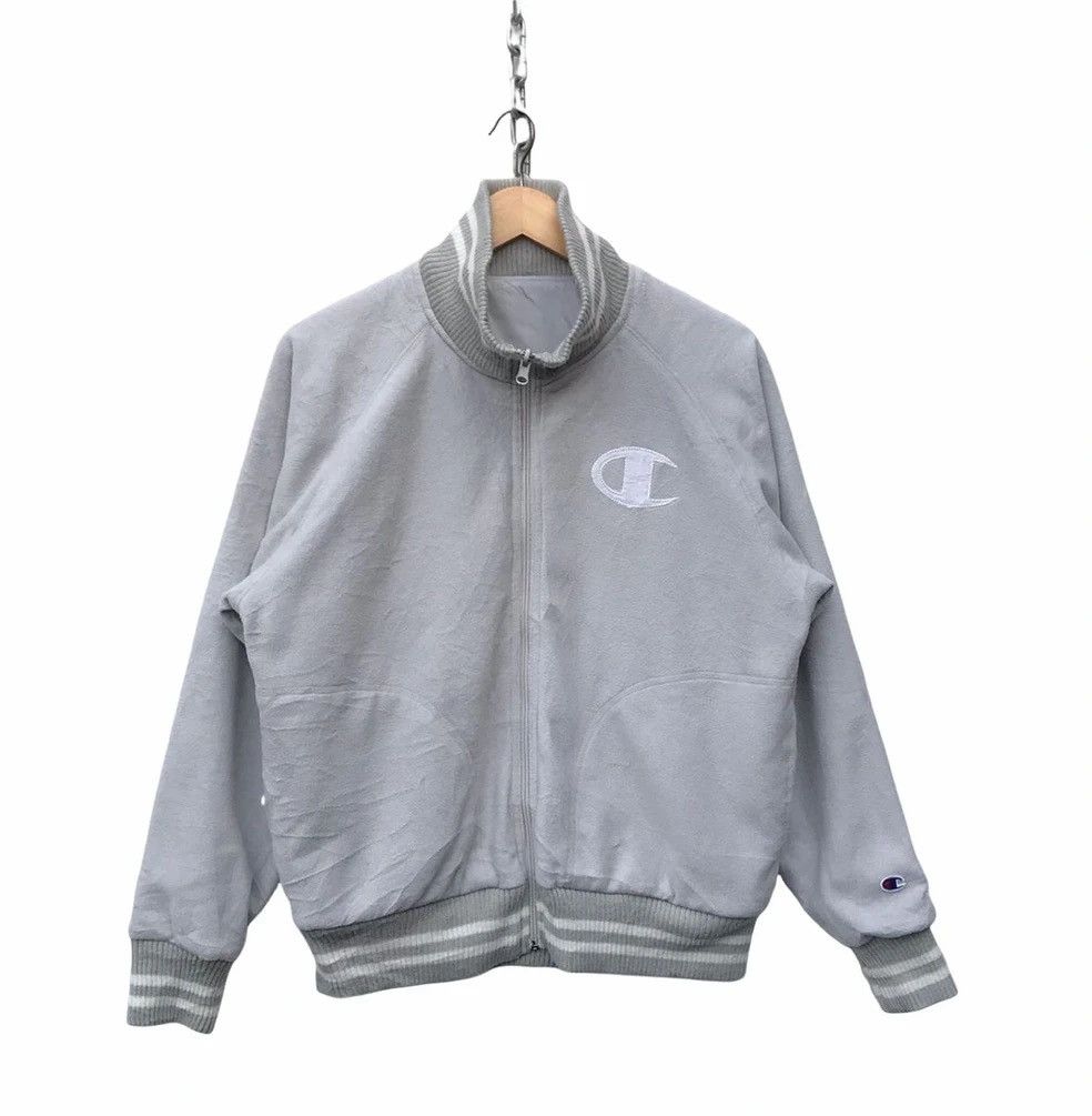 Champion Champion Riversible Fleece Nylon Streetwear Jacket Size US M / EU 48-50 / 2 - 2 Thumbnail