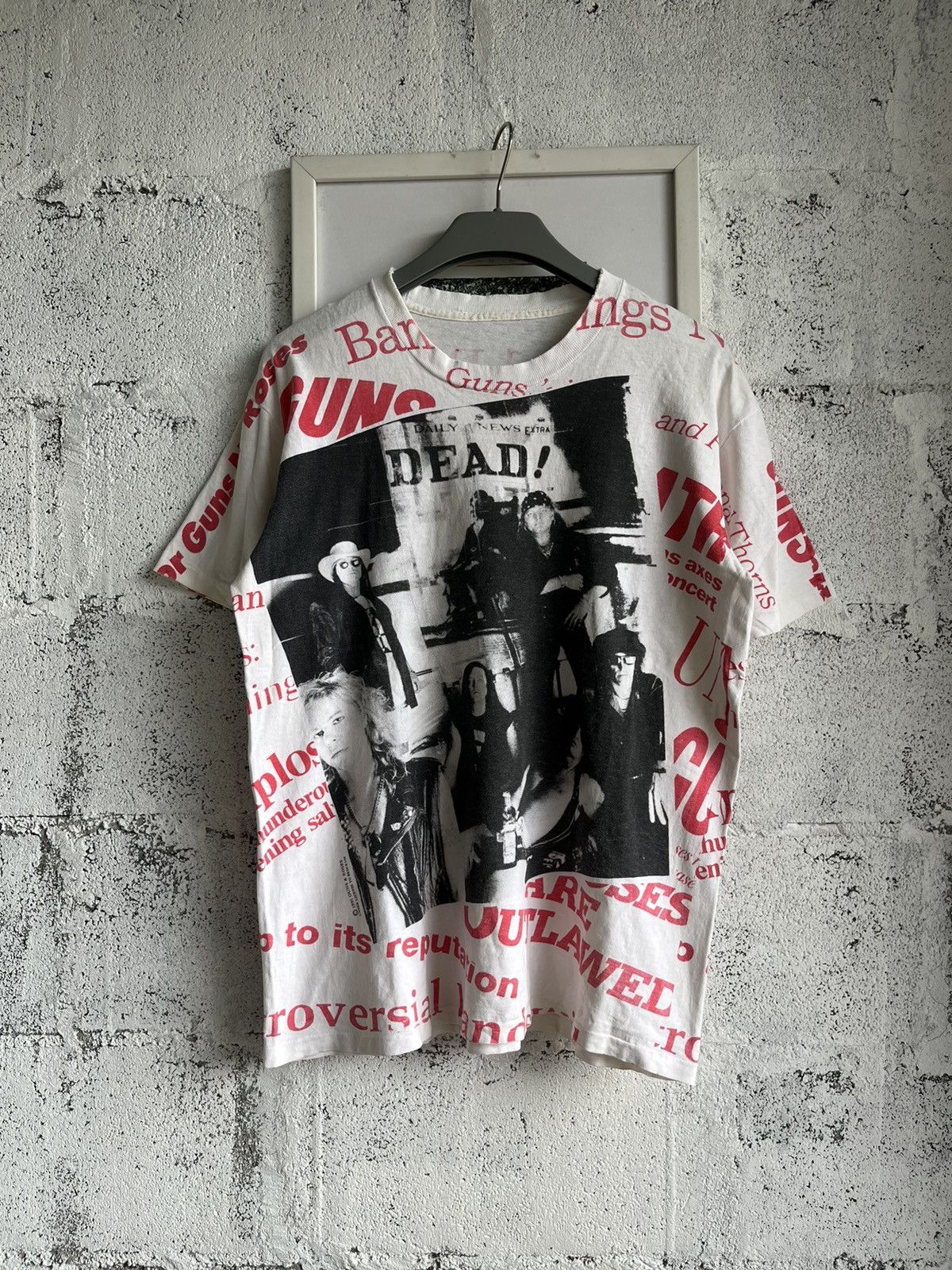 Band Tees × Guns N Roses × Vintage Vintage 1991 