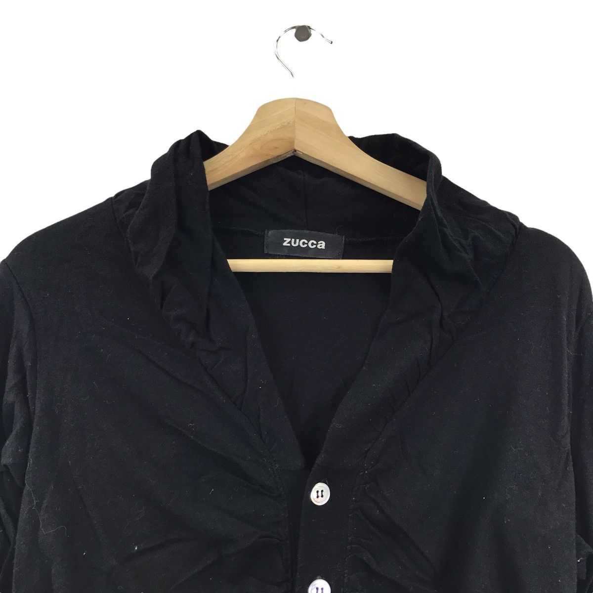 CABANE de ZUCCa CABANE DE ZUCCA Buttons Black Jumper Sweater Size US M / EU 48-50 / 2 - 2 Thumbnail