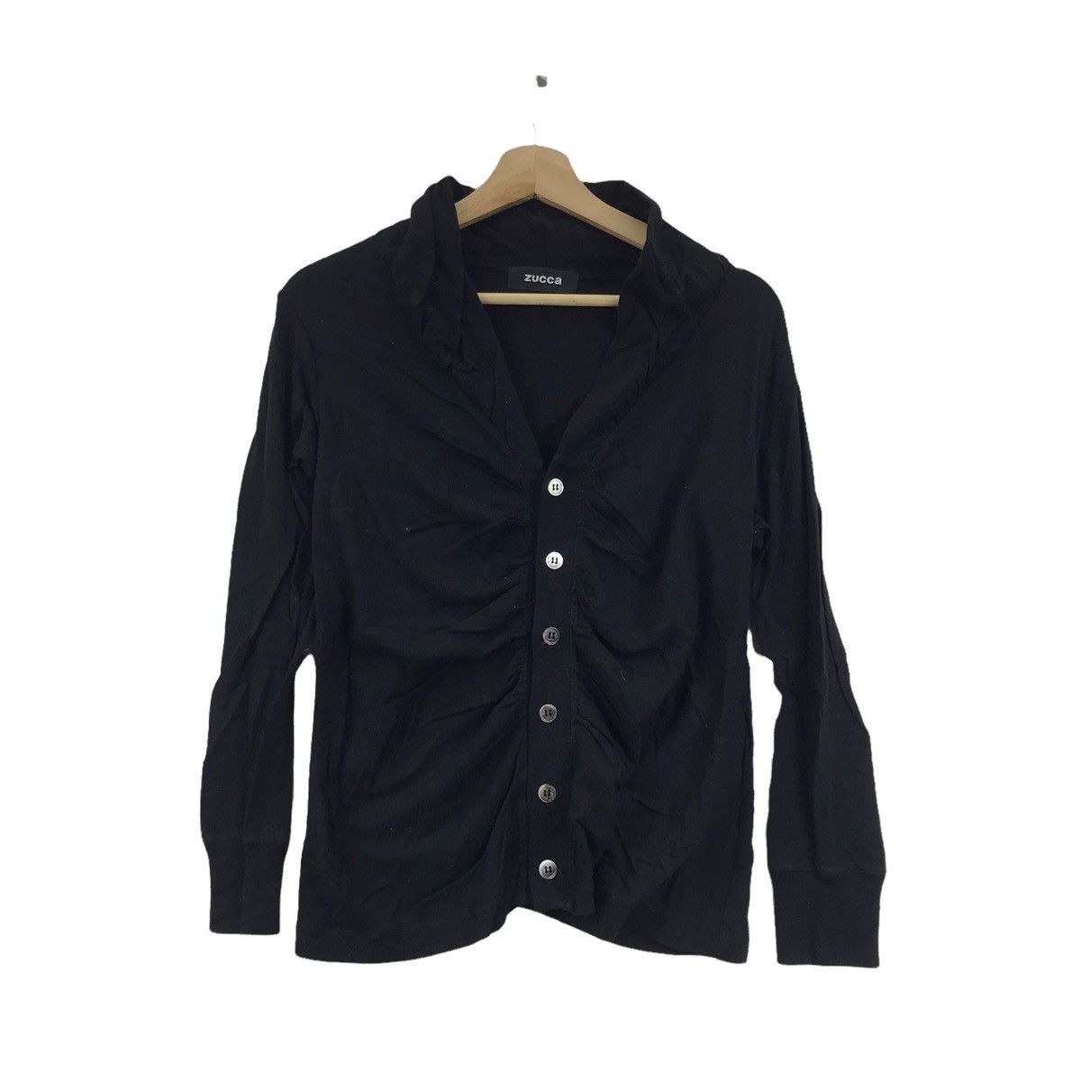CABANE de ZUCCa CABANE DE ZUCCA Buttons Black Jumper Sweater Size US M / EU 48-50 / 2 - 1 Thumbnail