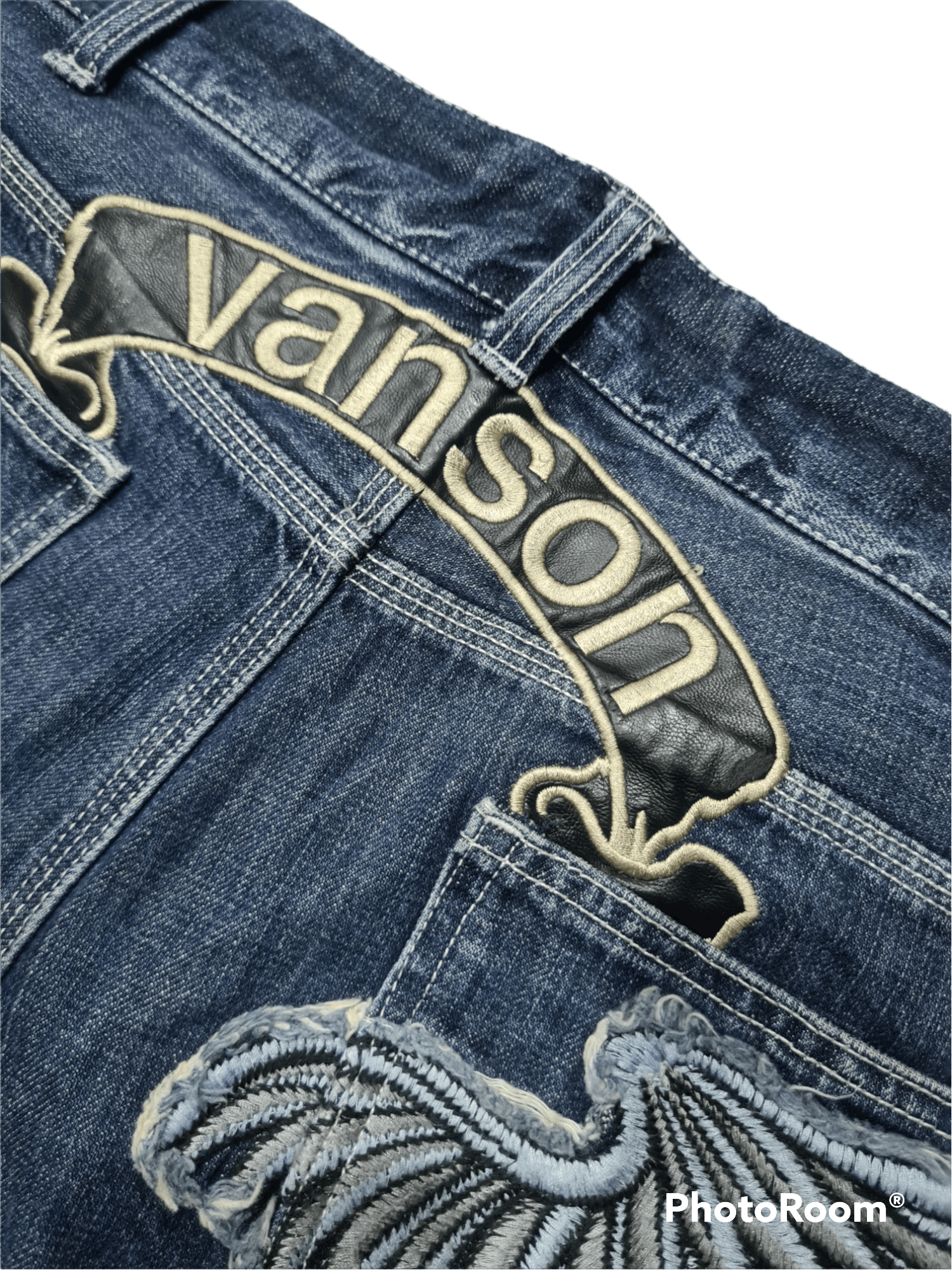 Vanson Leathers Vanson jeans riding embroidered leather patch Size US 38 / EU 54 - 5 Thumbnail