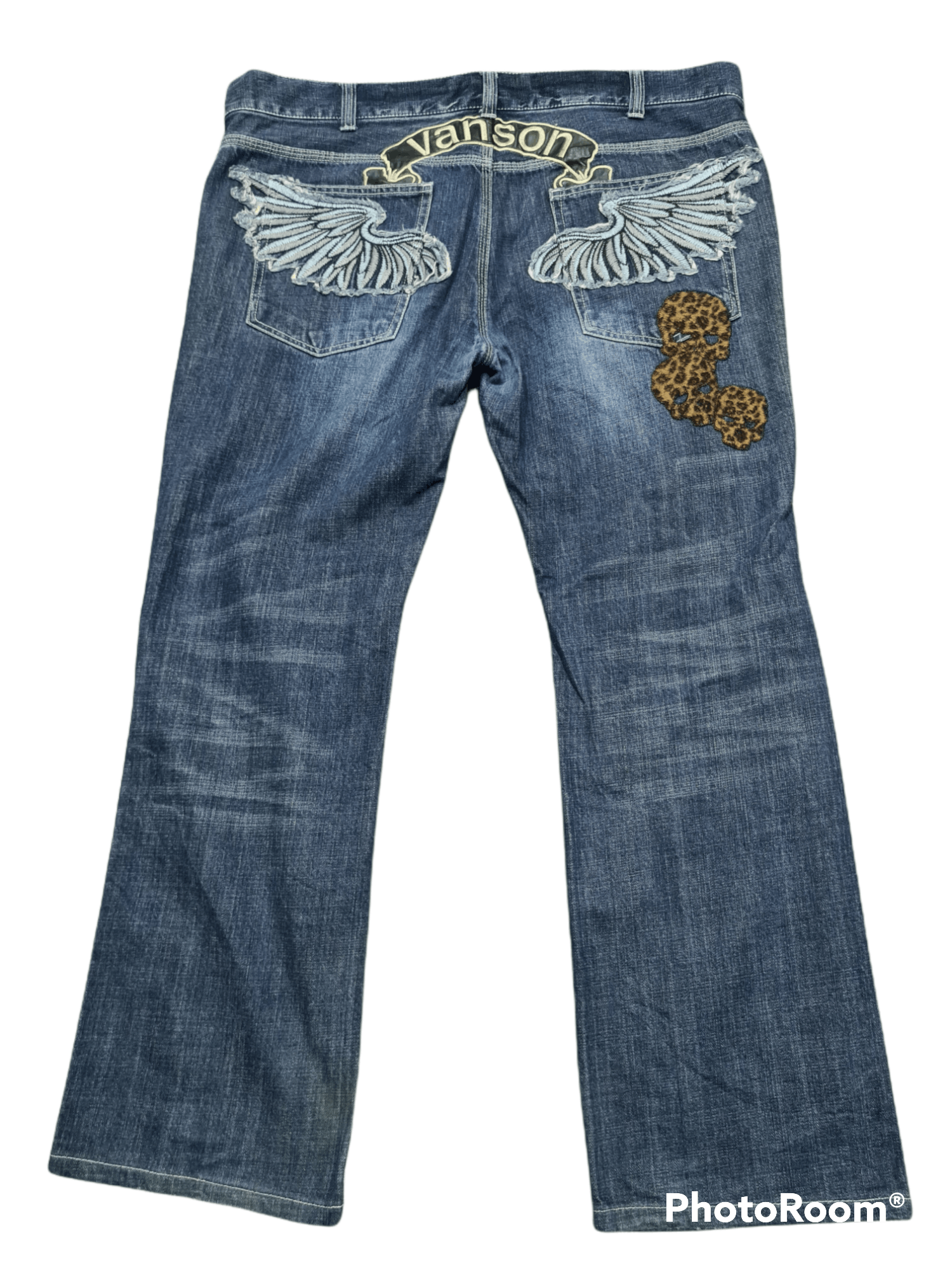 Vanson Leathers Vanson jeans riding embroidered leather patch Size US 38 / EU 54 - 1 Thumbnail