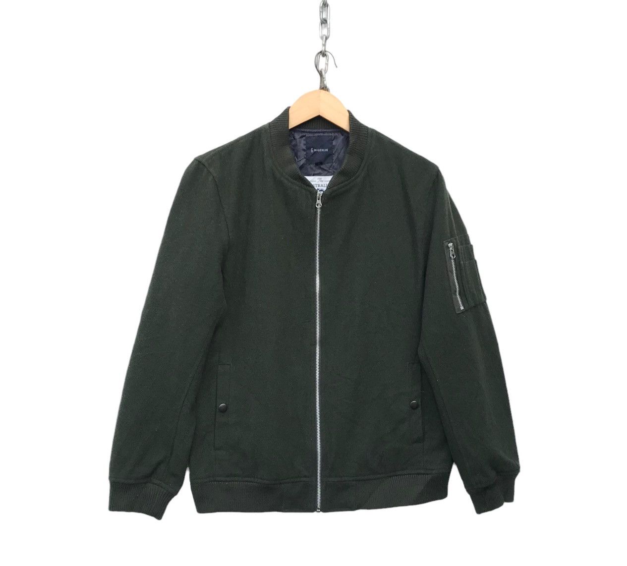 RAGEBLUE Rageblue Australian Merino Wool Bombers Casual Jacket Size US S / EU 44-46 / 1 - 1 Thumbnail