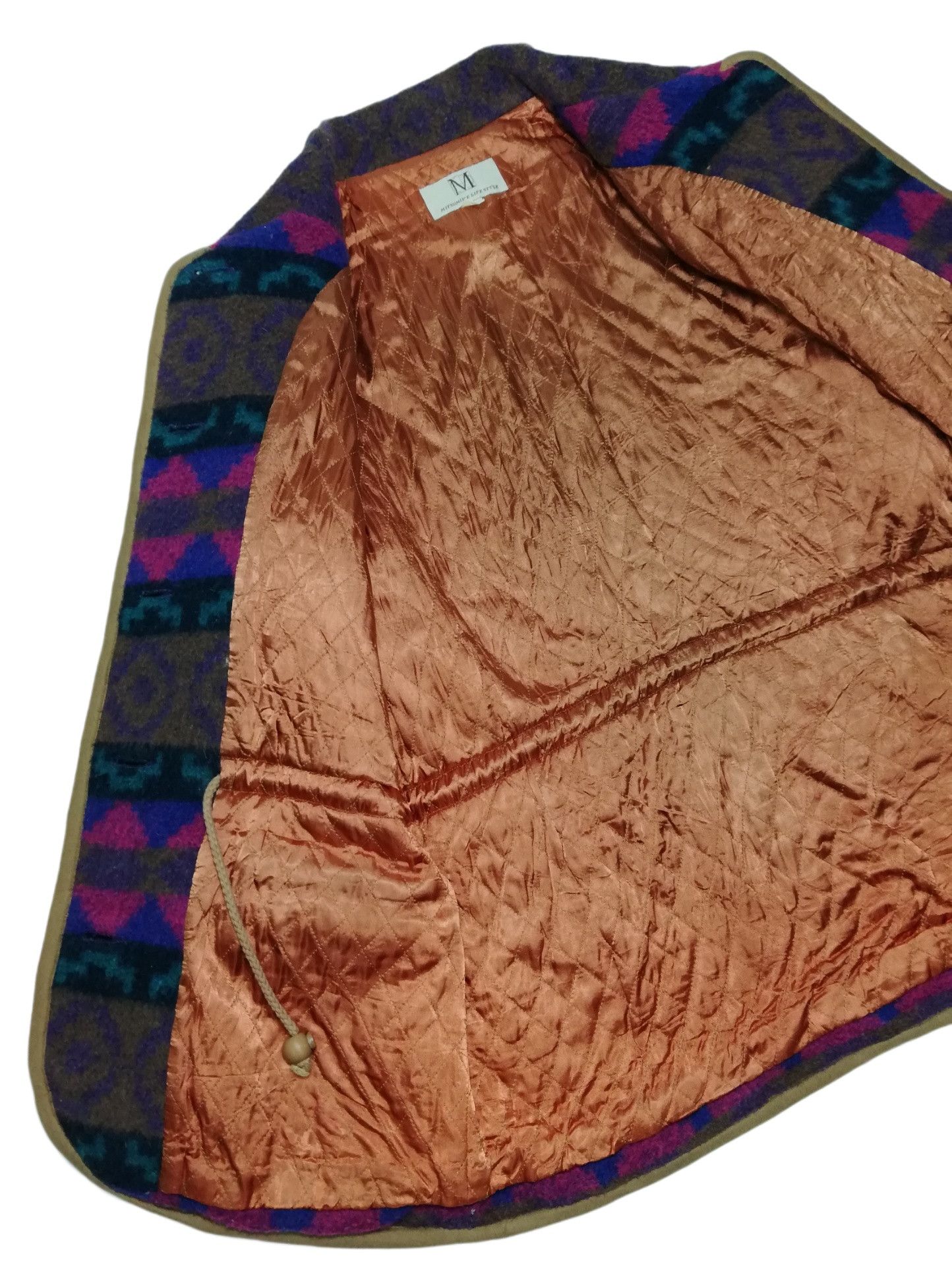 Art Comes First × Japanese Brand 🔥High Grade Western Wear Wool Blanket Navajo Coat Jacket Size US S / EU 44-46 / 1 - 8 Thumbnail