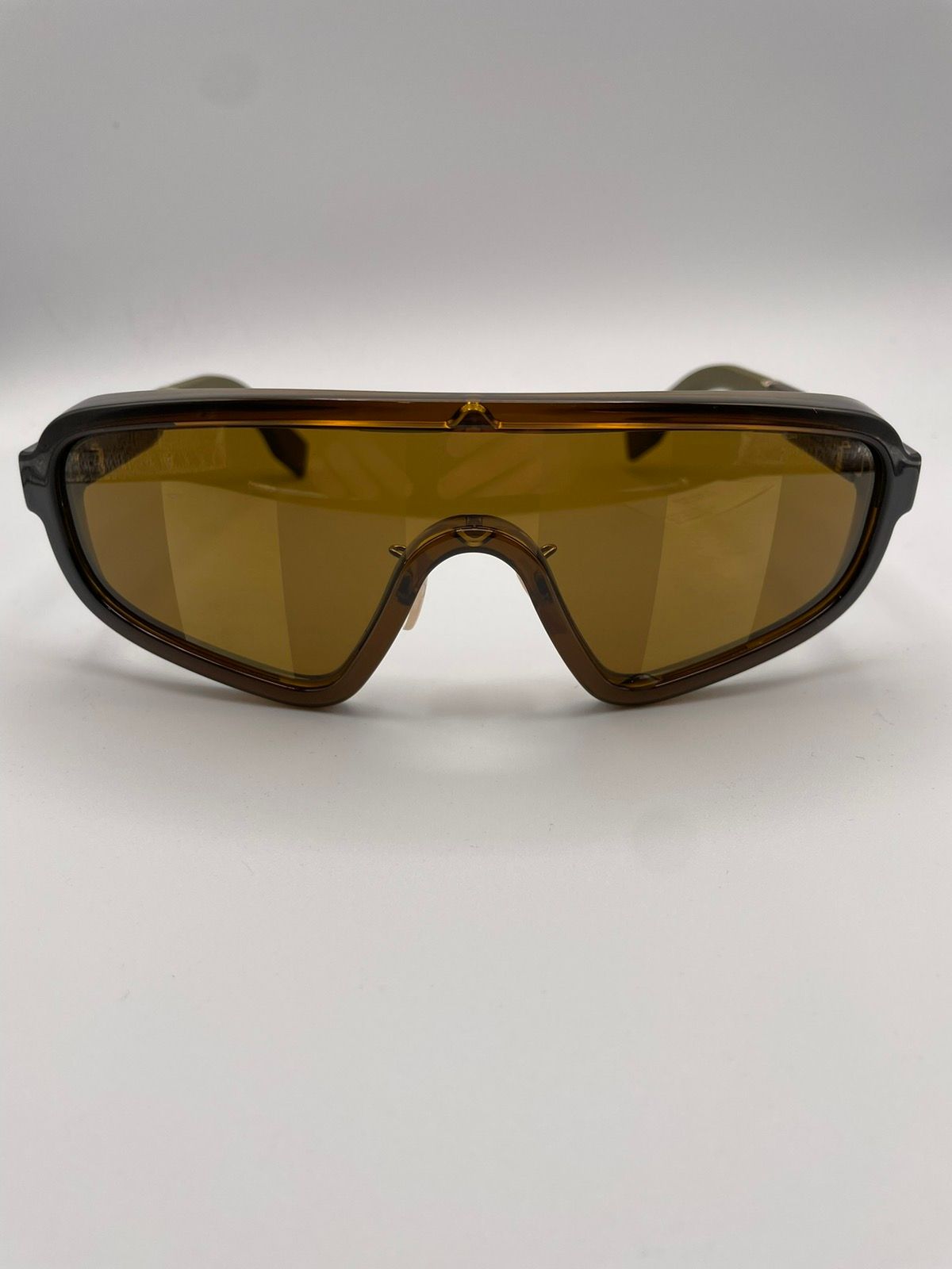 image of Fendi Visor Sunglasses in Brown, Women's