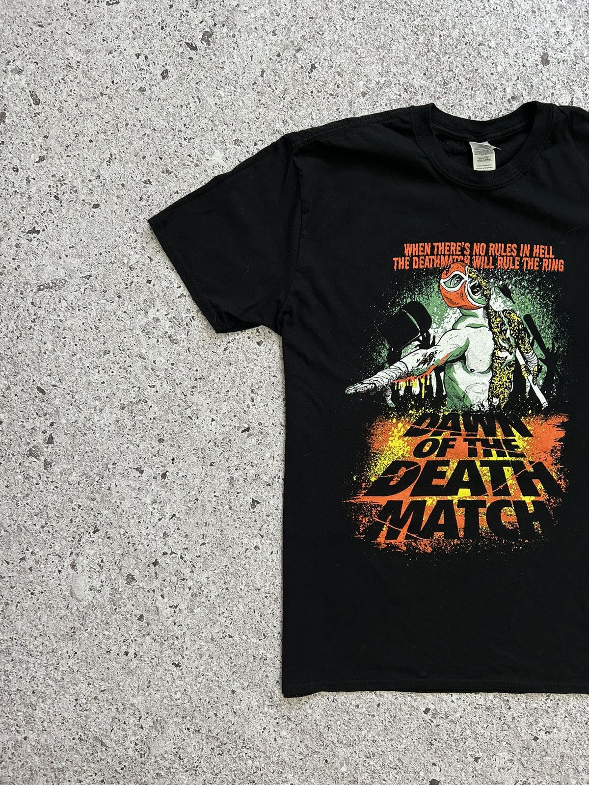 Vintage × WWE × WWF Vintage 2000’s Dawn Of the Dearth Match WWE No Rules T-Shirt Size US XL / EU 56 / 4 - 2 Thumbnail