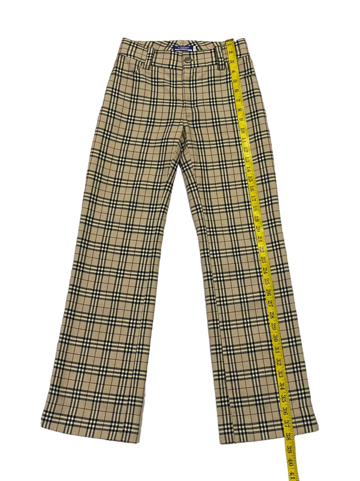 Burberry Burberry Blue Label Wool Nova Check Pants Size 25" / US 0 / IT 36 - 8 Thumbnail