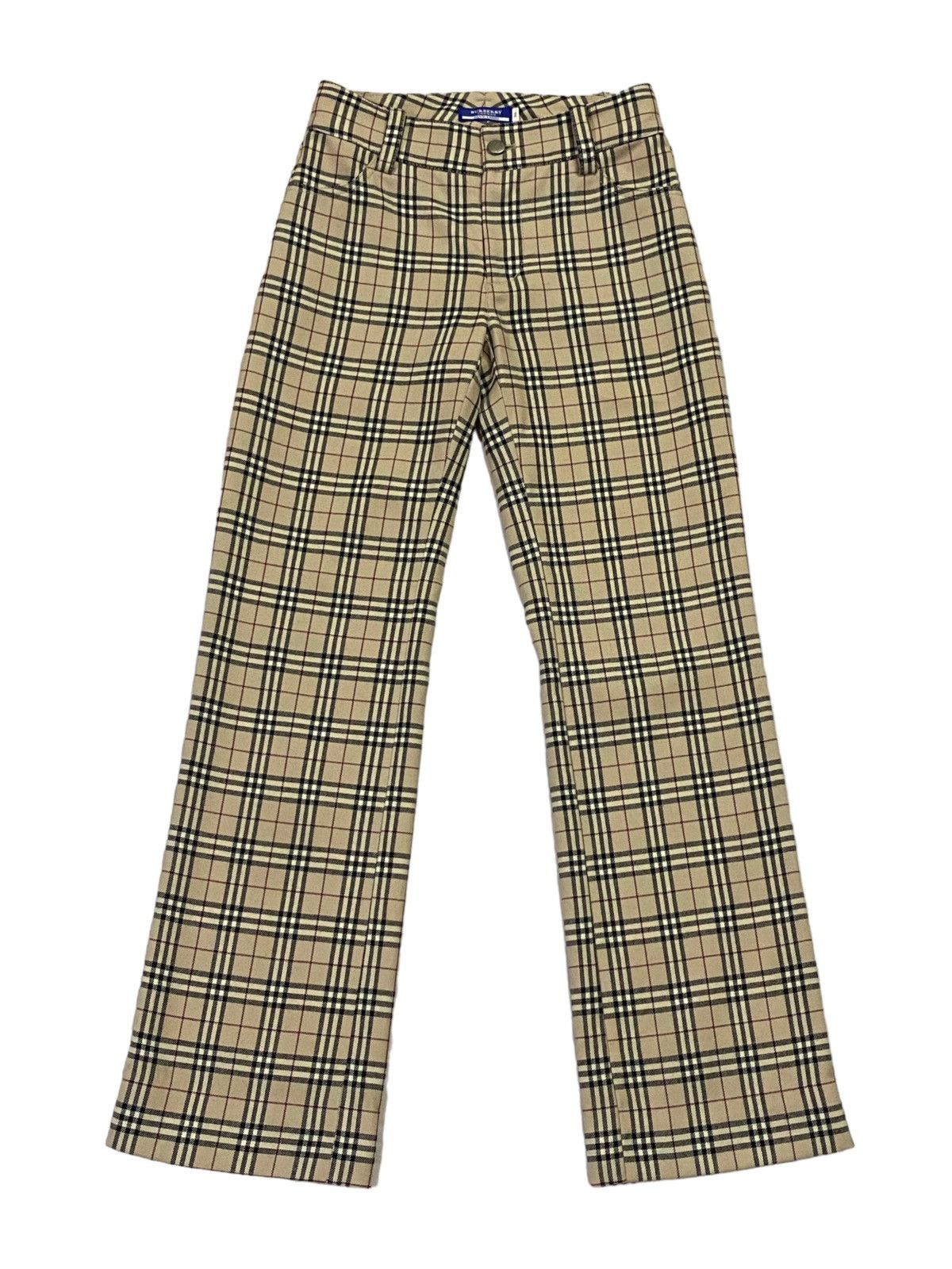 Burberry Burberry Blue Label Wool Nova Check Pants Size 25" / US 0 / IT 36 - 3 Thumbnail