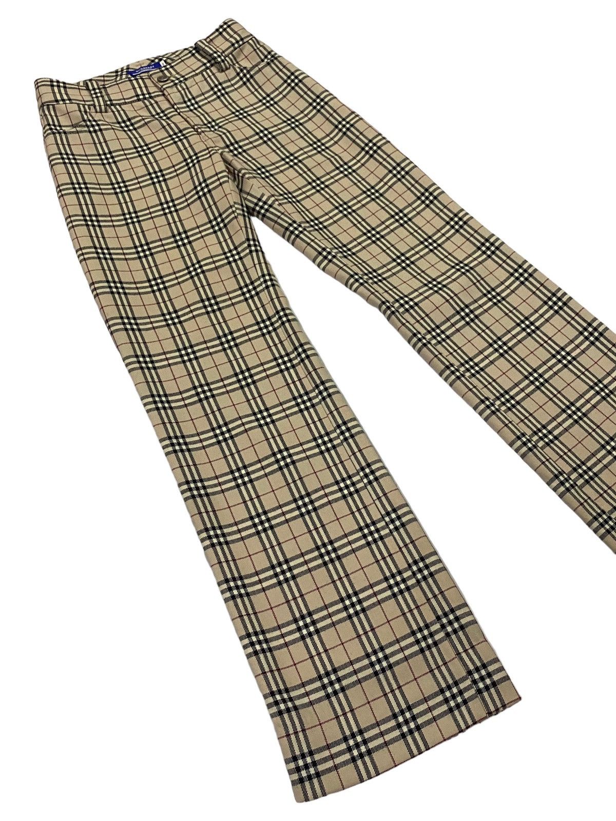 Burberry Burberry Blue Label Wool Nova Check Pants Size 25" / US 0 / IT 36 - 24 Thumbnail