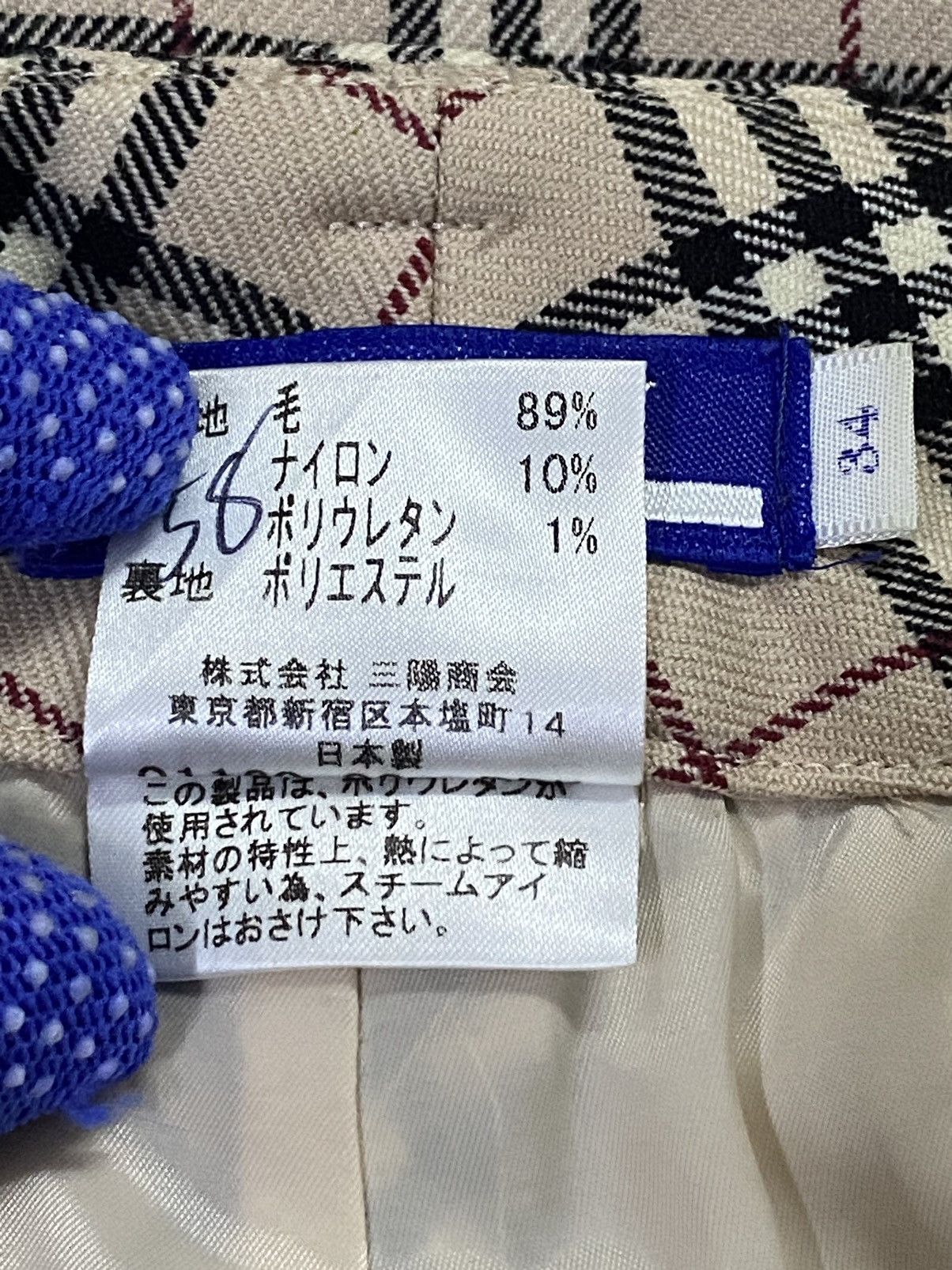 Burberry Burberry Blue Label Wool Nova Check Pants Size 25" / US 0 / IT 36 - 14 Thumbnail